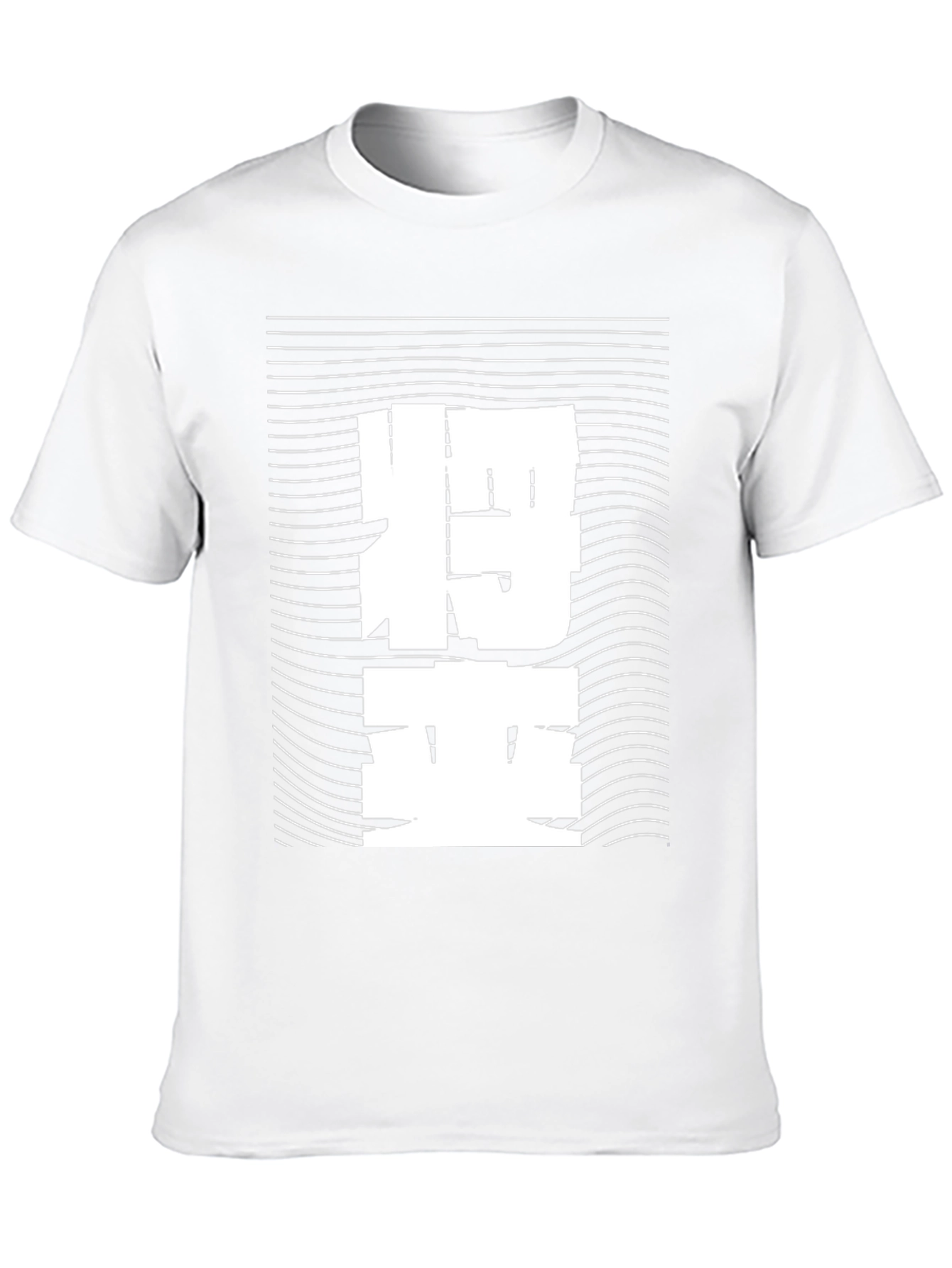 Abstract Japanese Text Tee