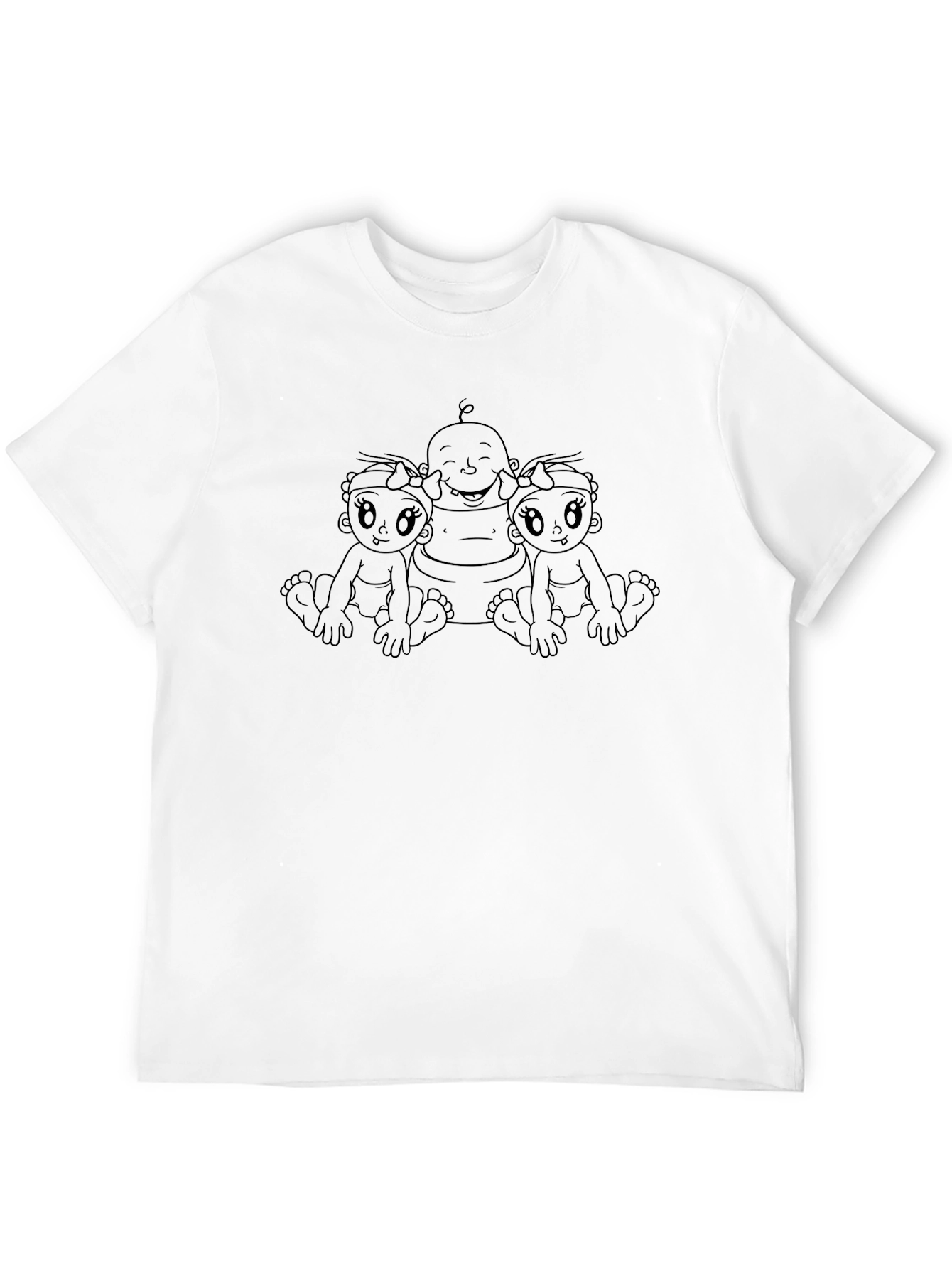 Funny Baby Graphic Black T-Shirt