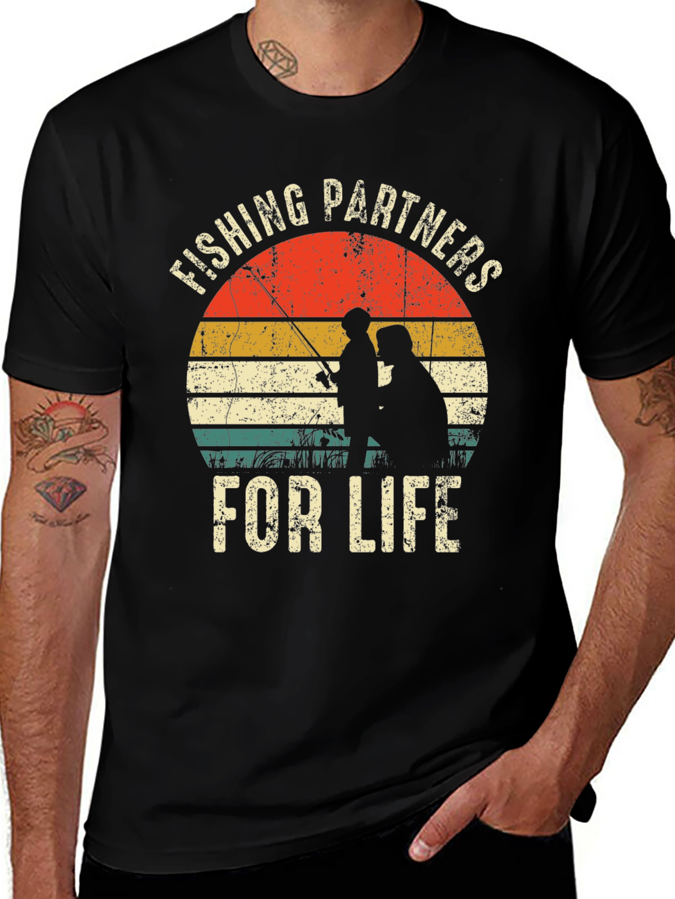Fishing Partners For Life Graphic Tee