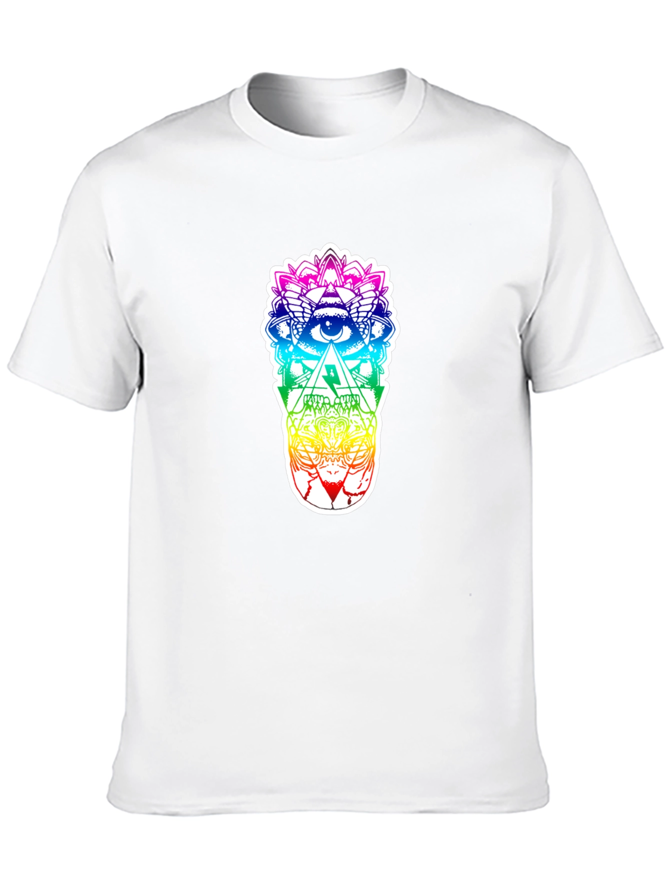 Rainbow Skull Eye T-Shirt