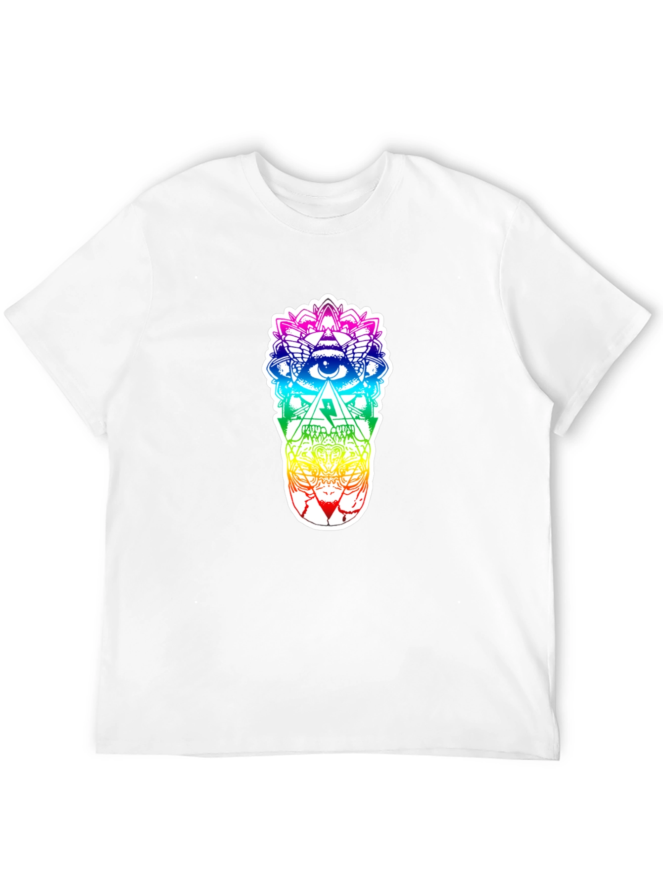 Rainbow Skull Eye T-Shirt