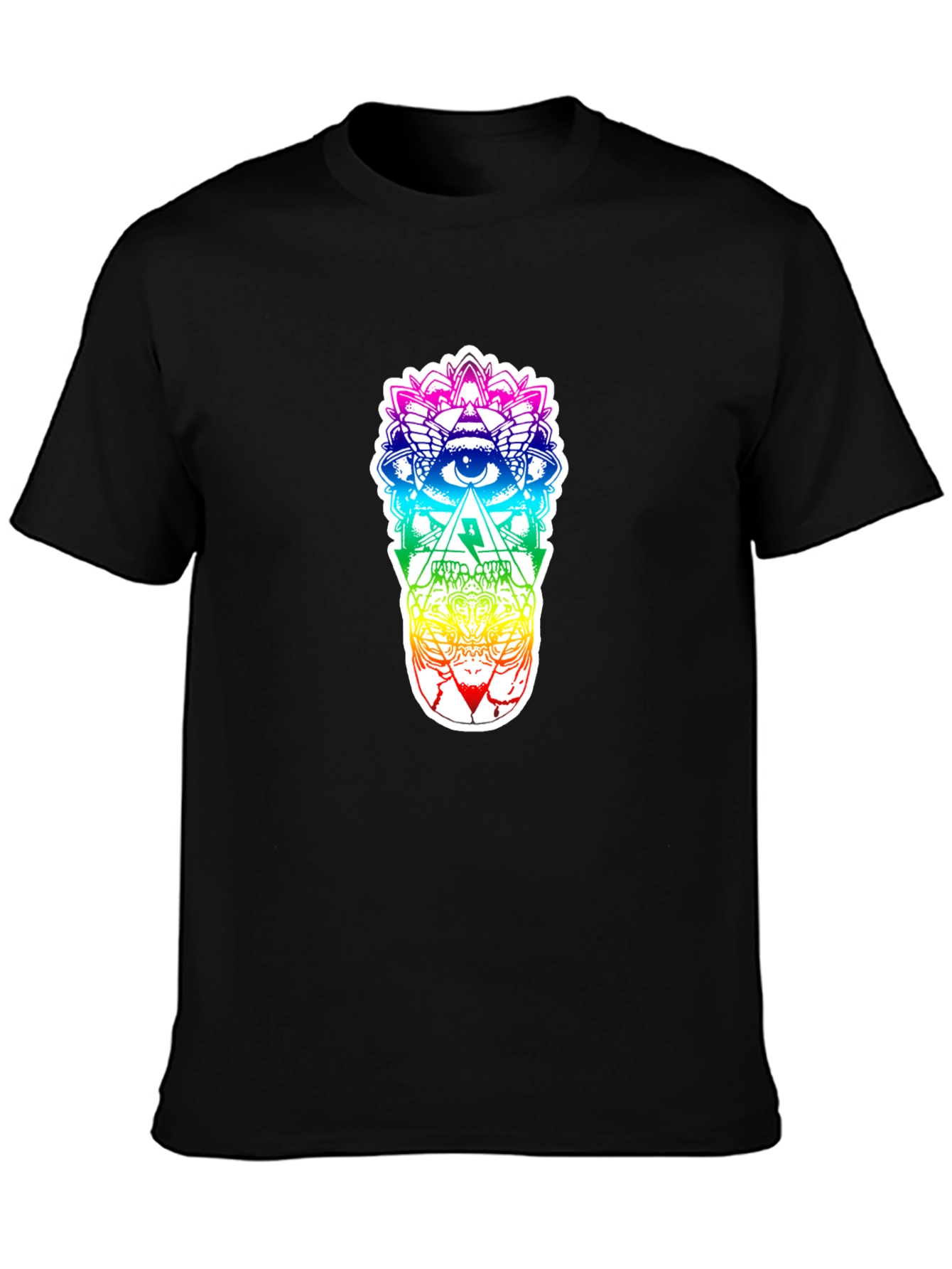 Rainbow Skull Eye T-Shirt