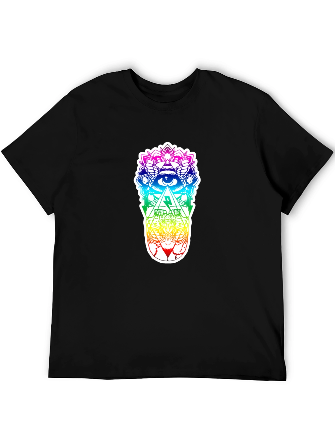 Rainbow Skull Eye T-Shirt