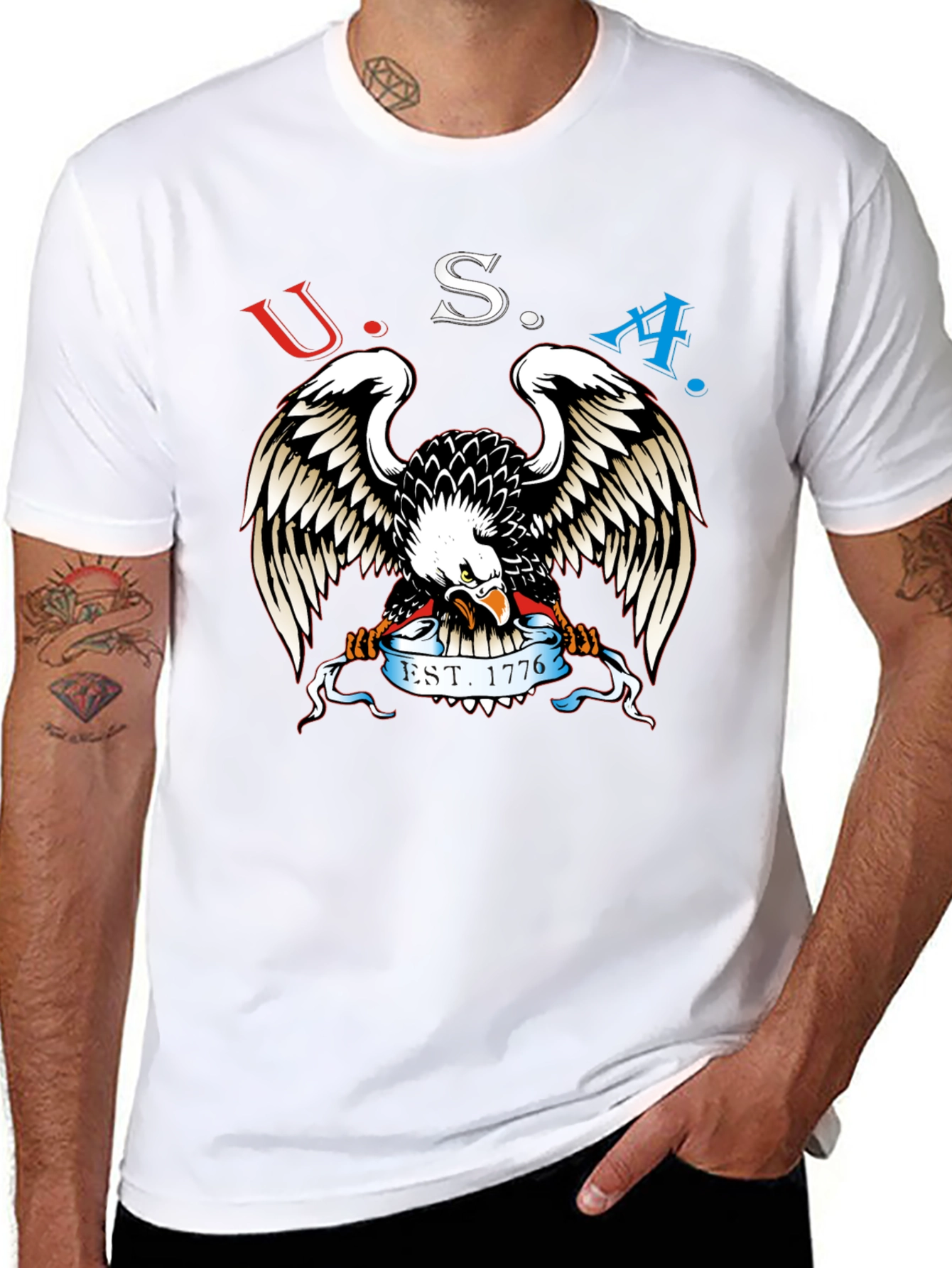 USA Eagle Est. 1776 Patriotic T-Shirt
