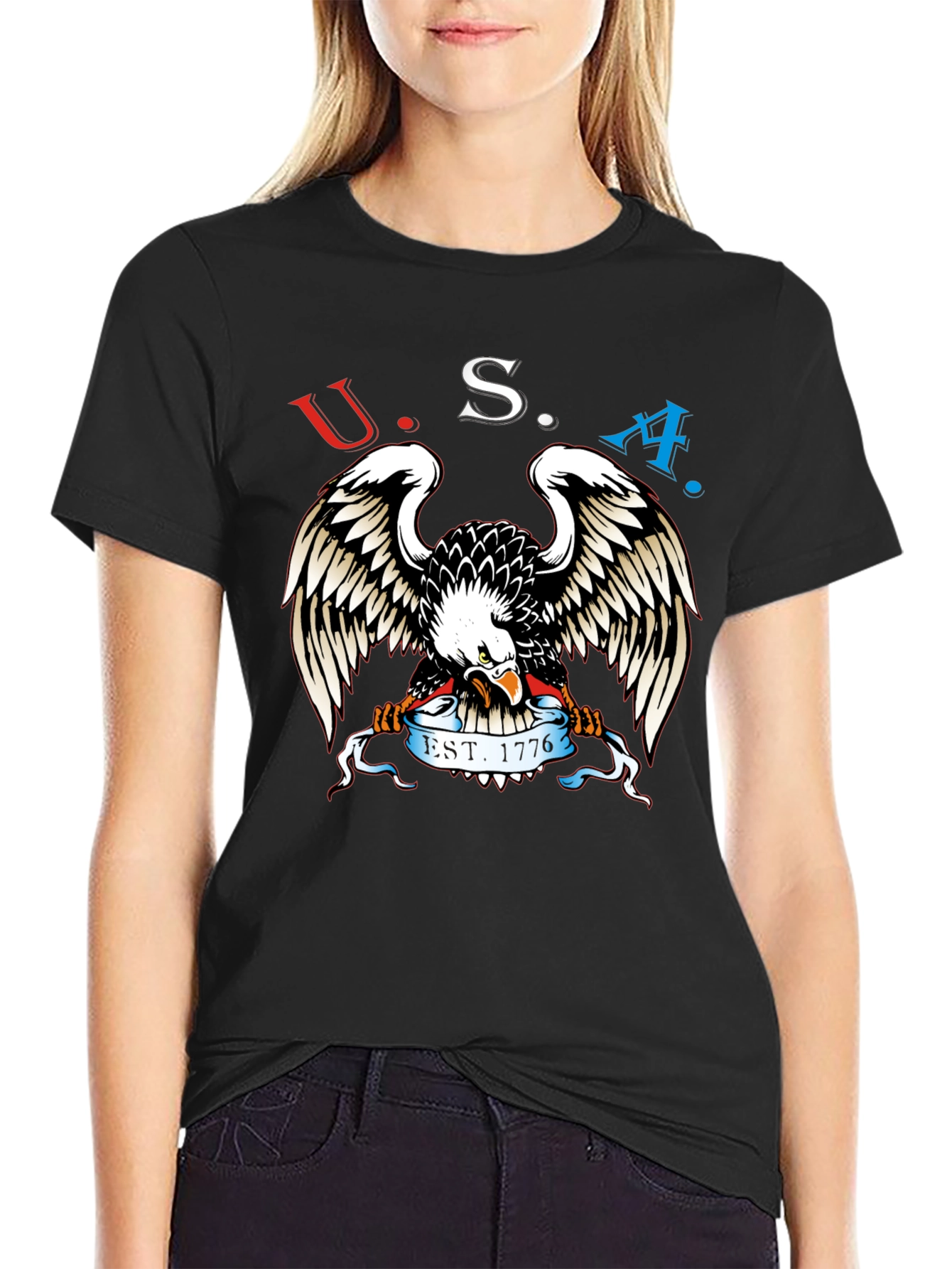 USA Eagle Est. 1776 Patriotic T-Shirt