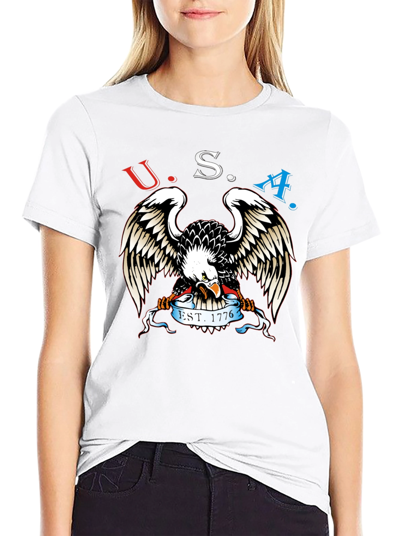 USA Eagle Est. 1776 Patriotic T-Shirt