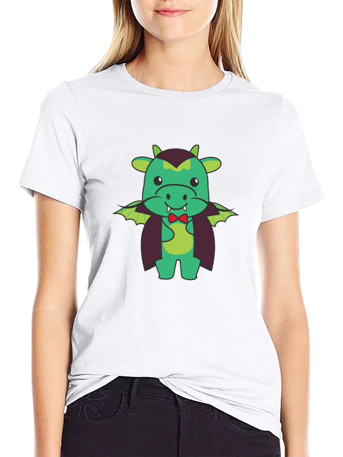 Cute Cartoon Vampire Dragon T-Shirt