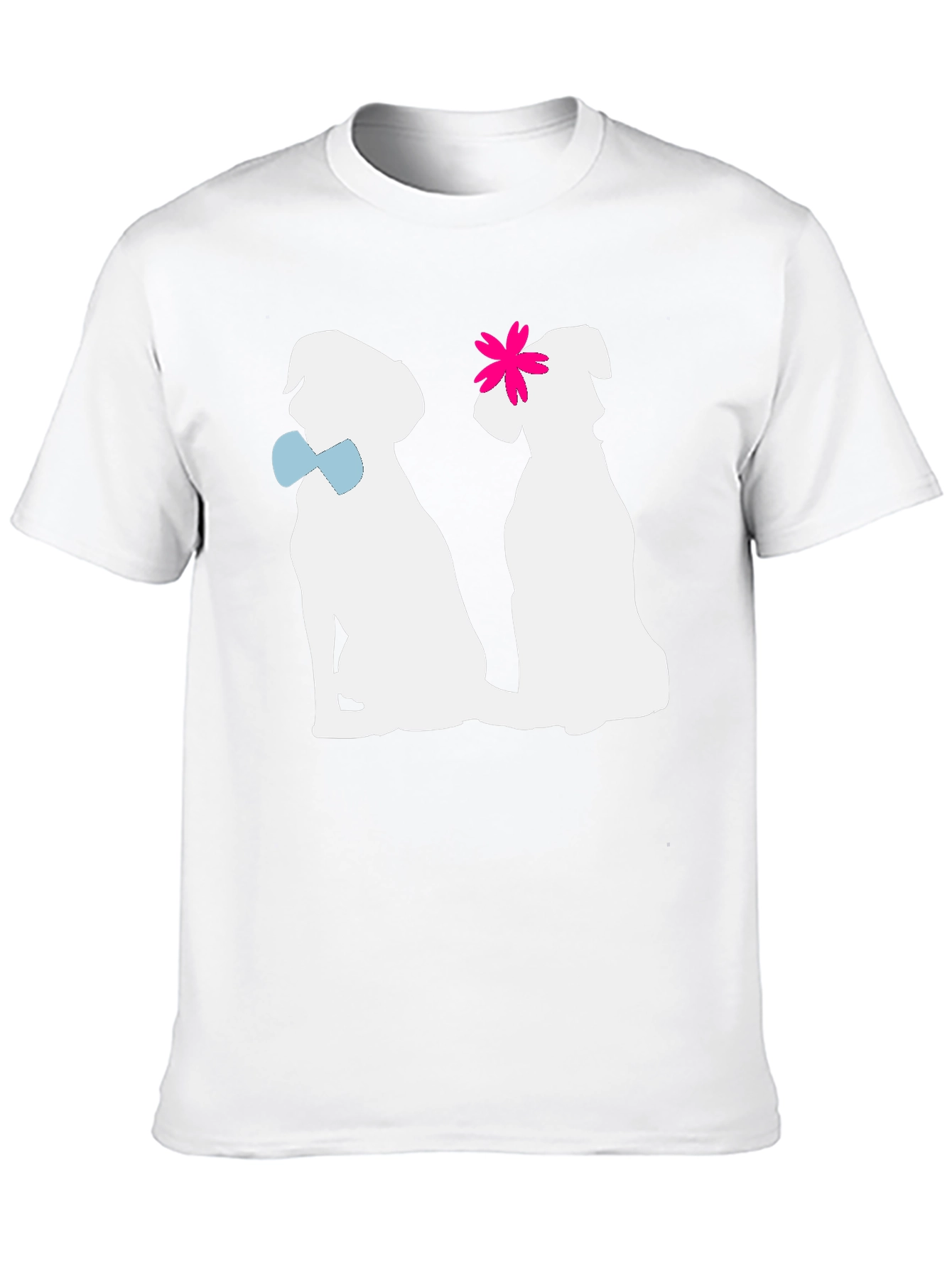 Couple Dogs Graphic T-Shirt