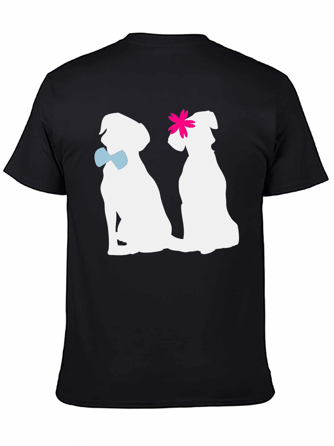 Couple Dogs Graphic T-Shirt