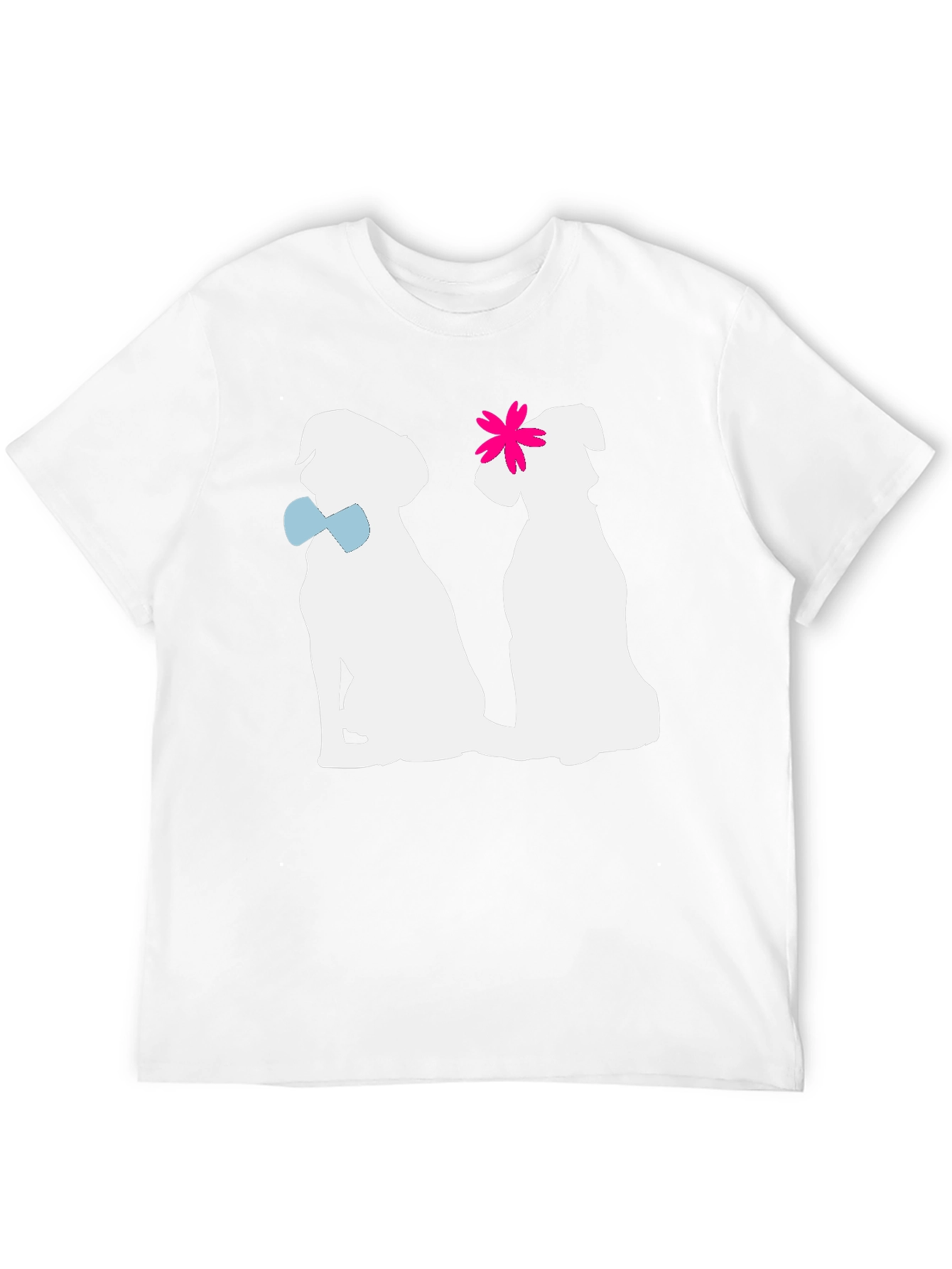 Couple Dogs Graphic T-Shirt