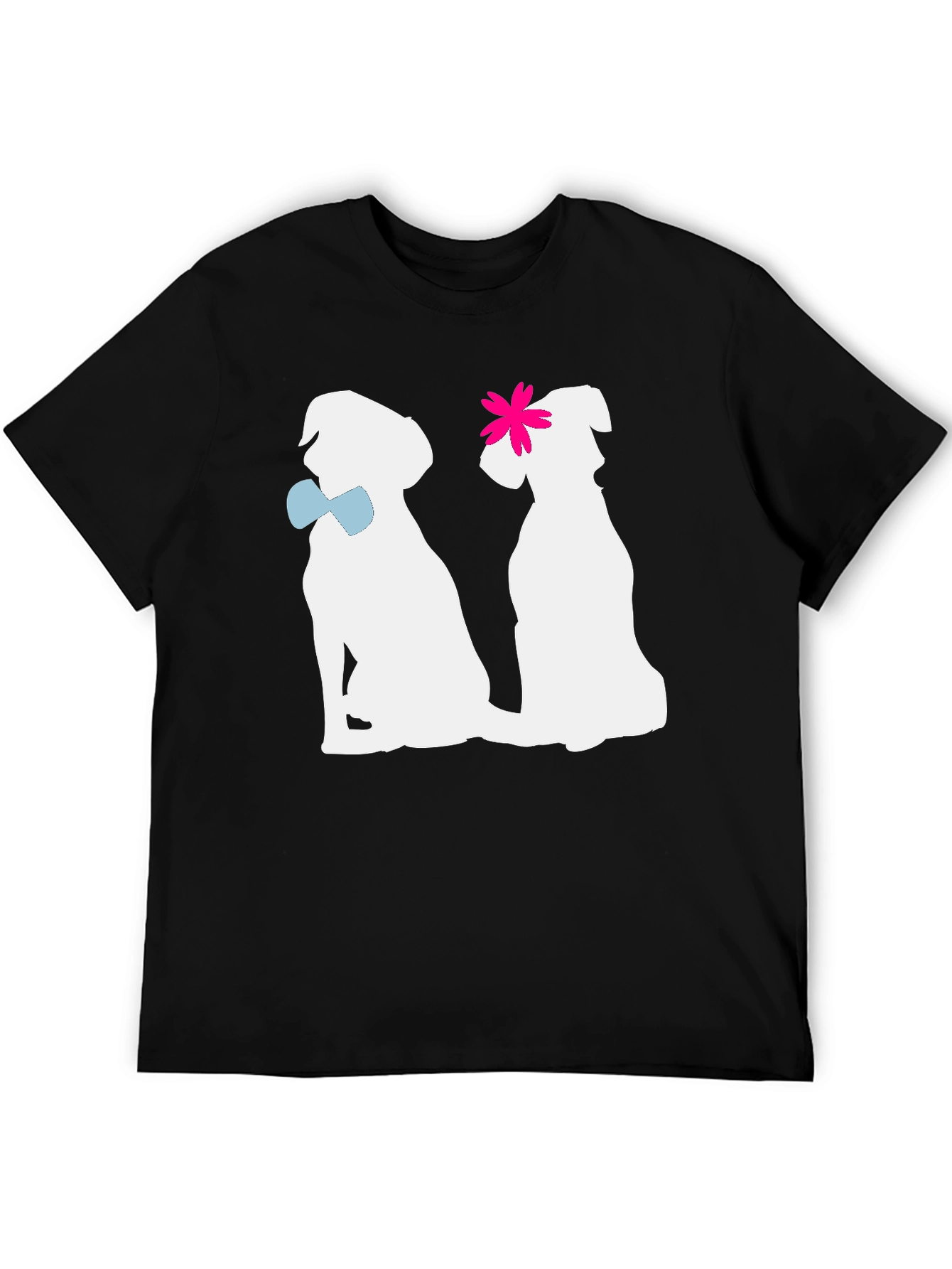 Couple Dogs Graphic T-Shirt