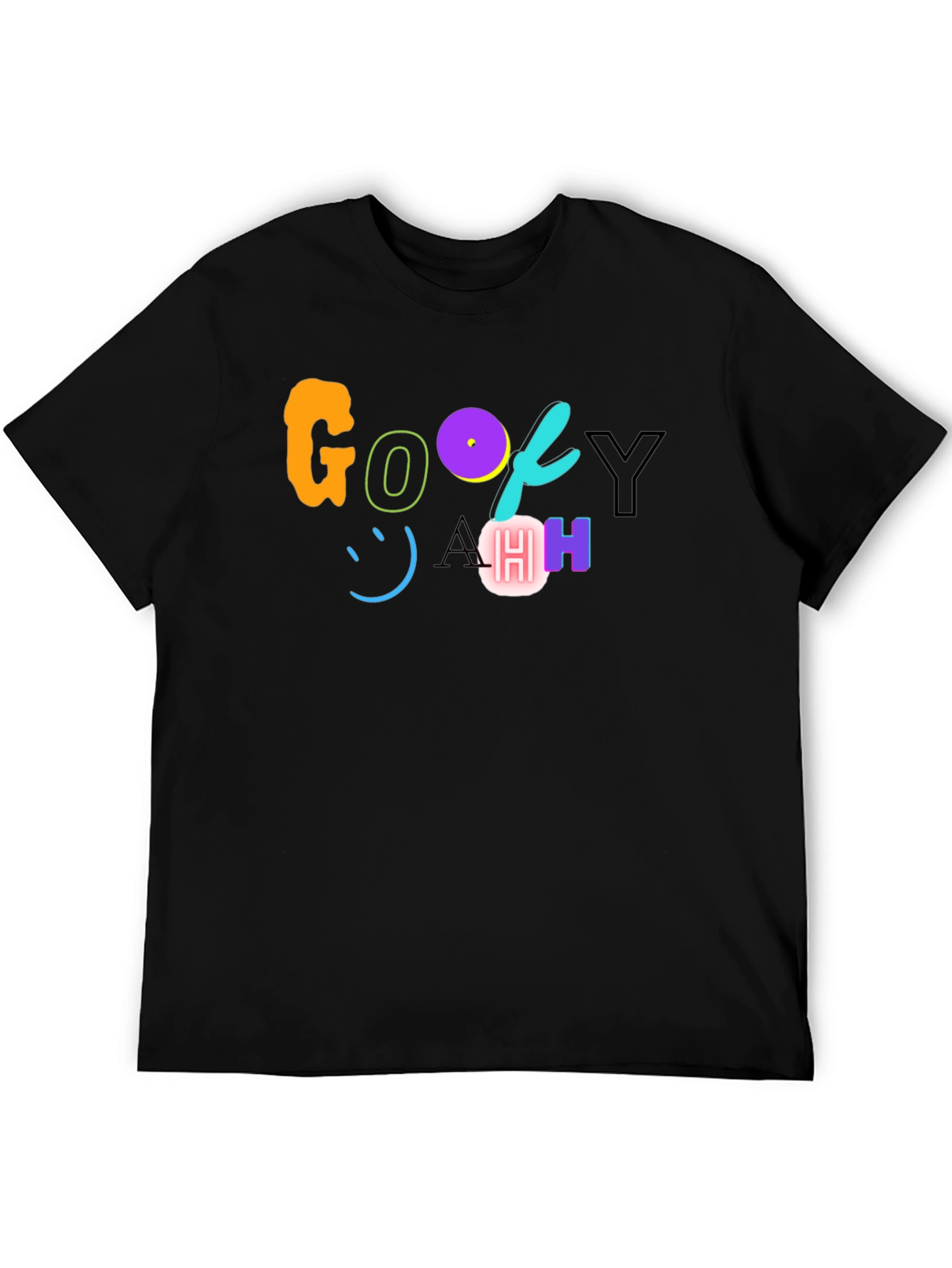 Goofy AHH! Black Graphic Tee