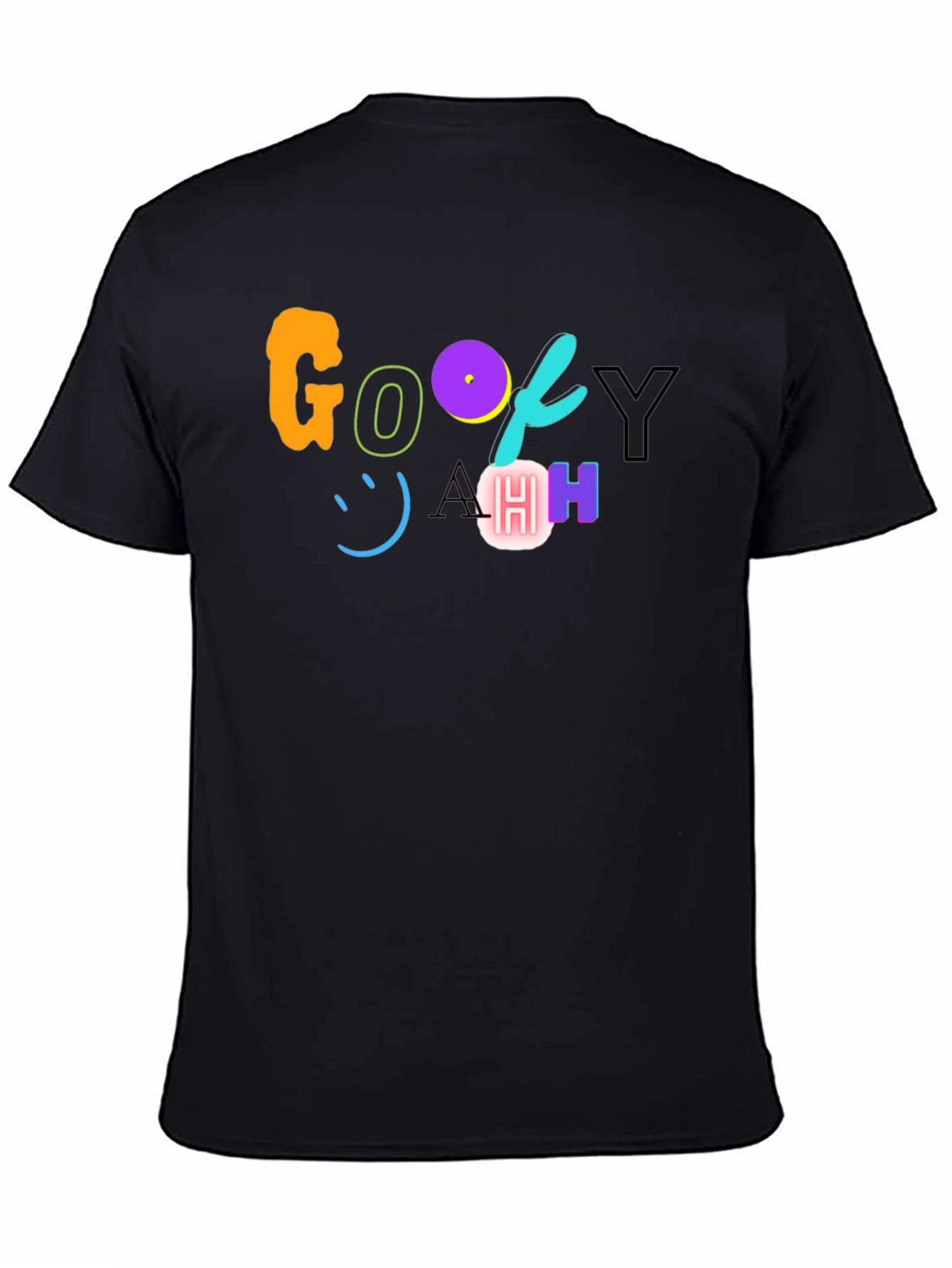 Goofy AHH! Black Graphic Tee