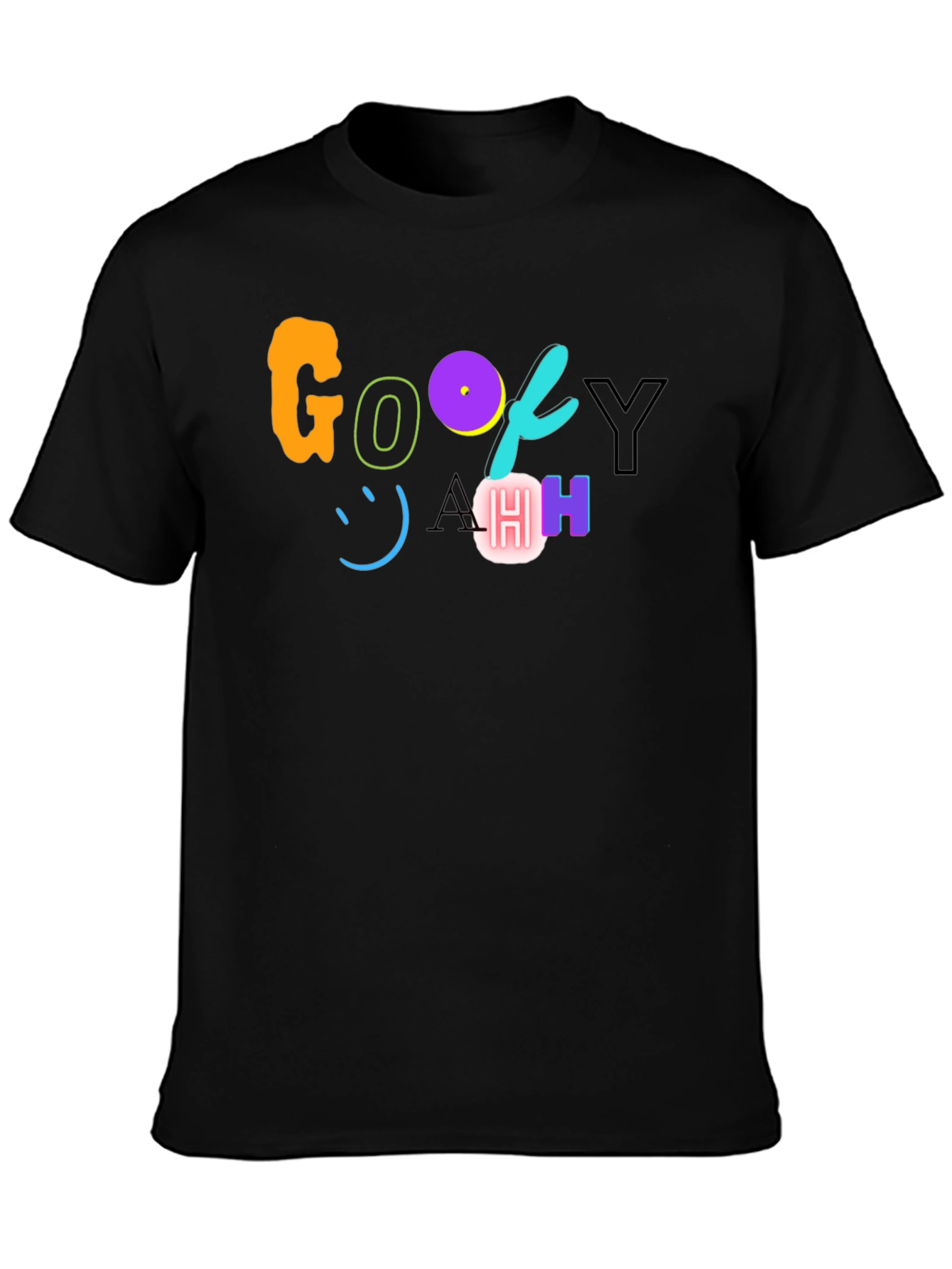 Goofy AHH! Black Graphic Tee