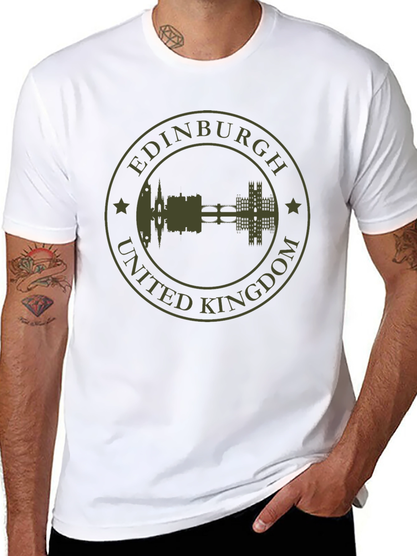 Edinburgh United Kingdom Graphic T-Shirt