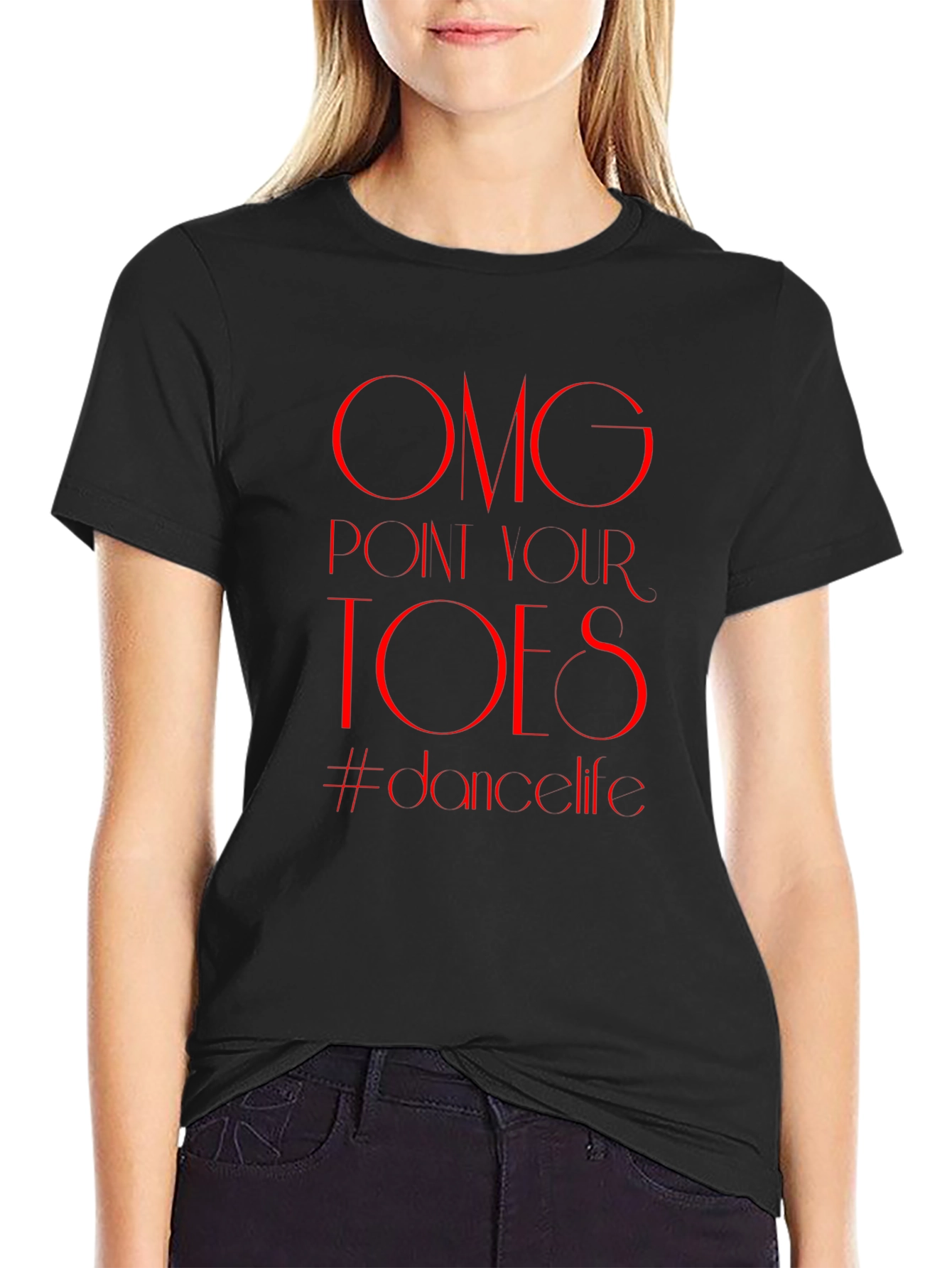 OMG Point Your Toes Dance T-Shirt