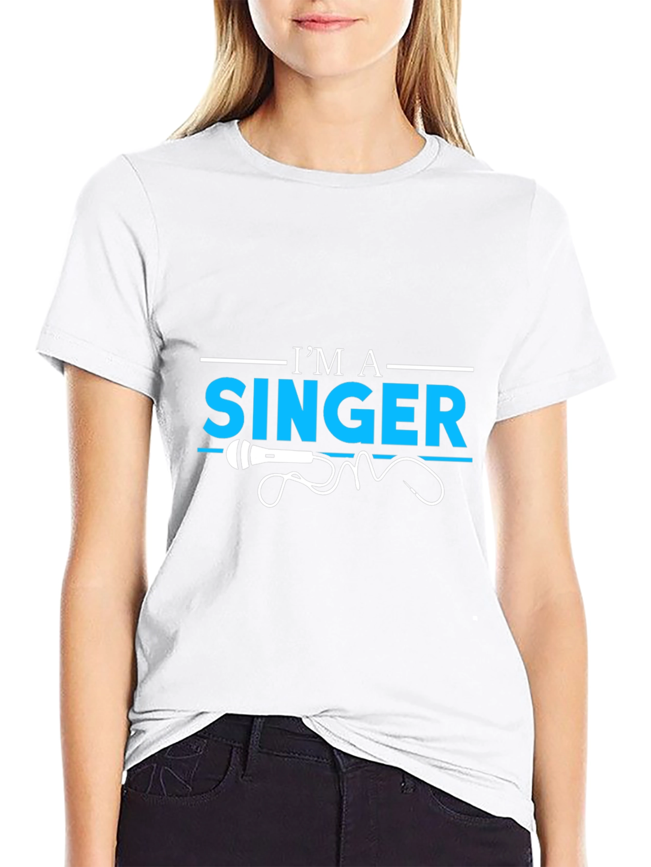 Im a Singer Graphic T-Shirt - Black