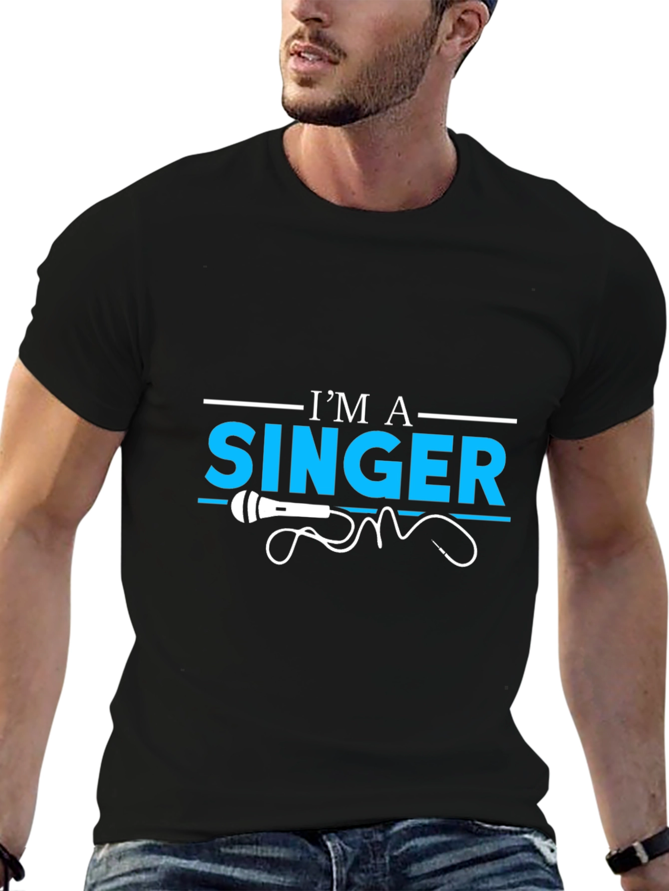 Im a Singer Graphic T-Shirt - Black