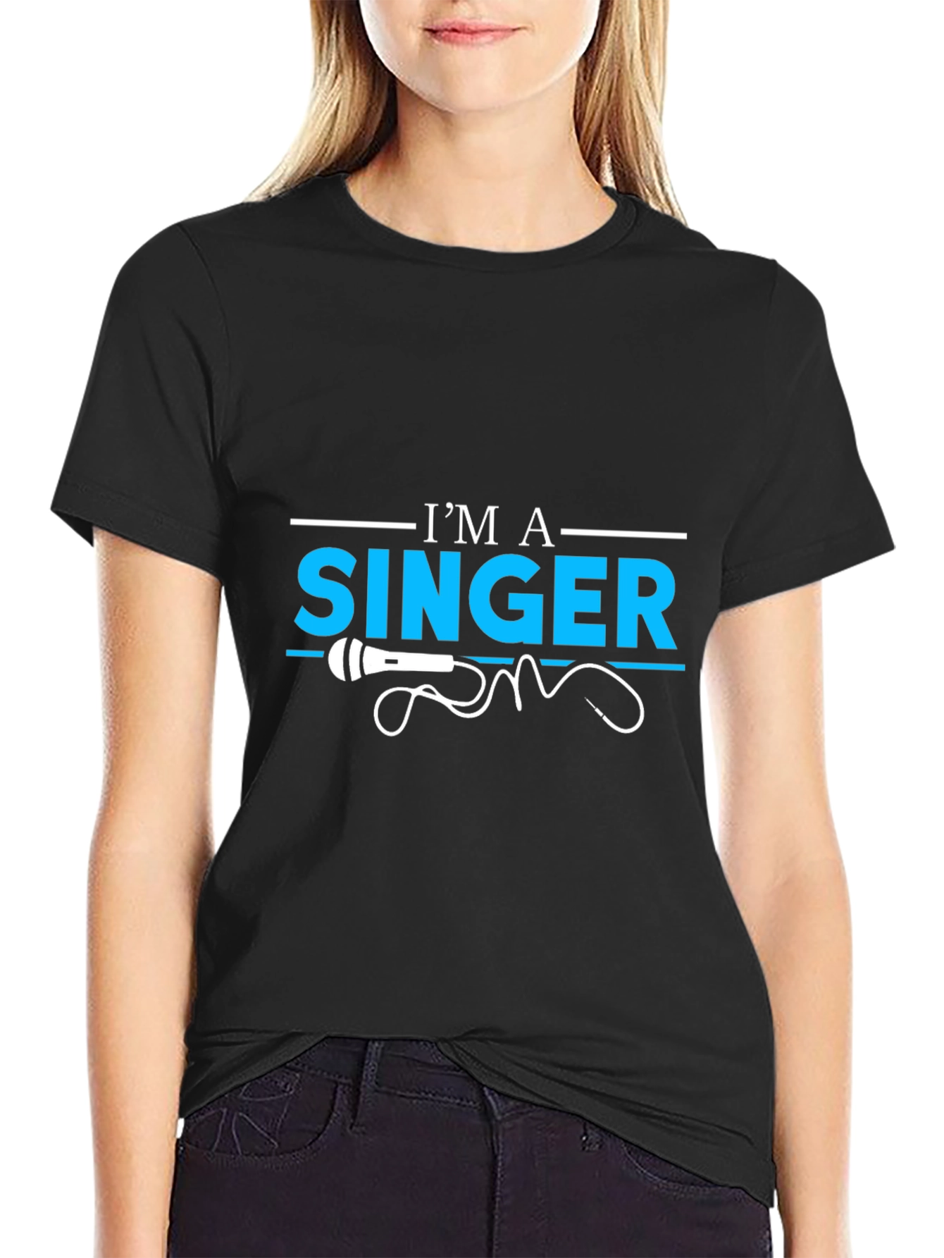 Im a Singer Graphic T-Shirt - Black