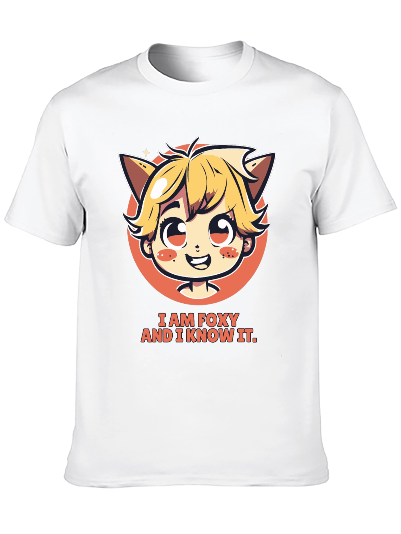I am Foxy T-Shirt - Unisex Cartoon Graphic Tee
