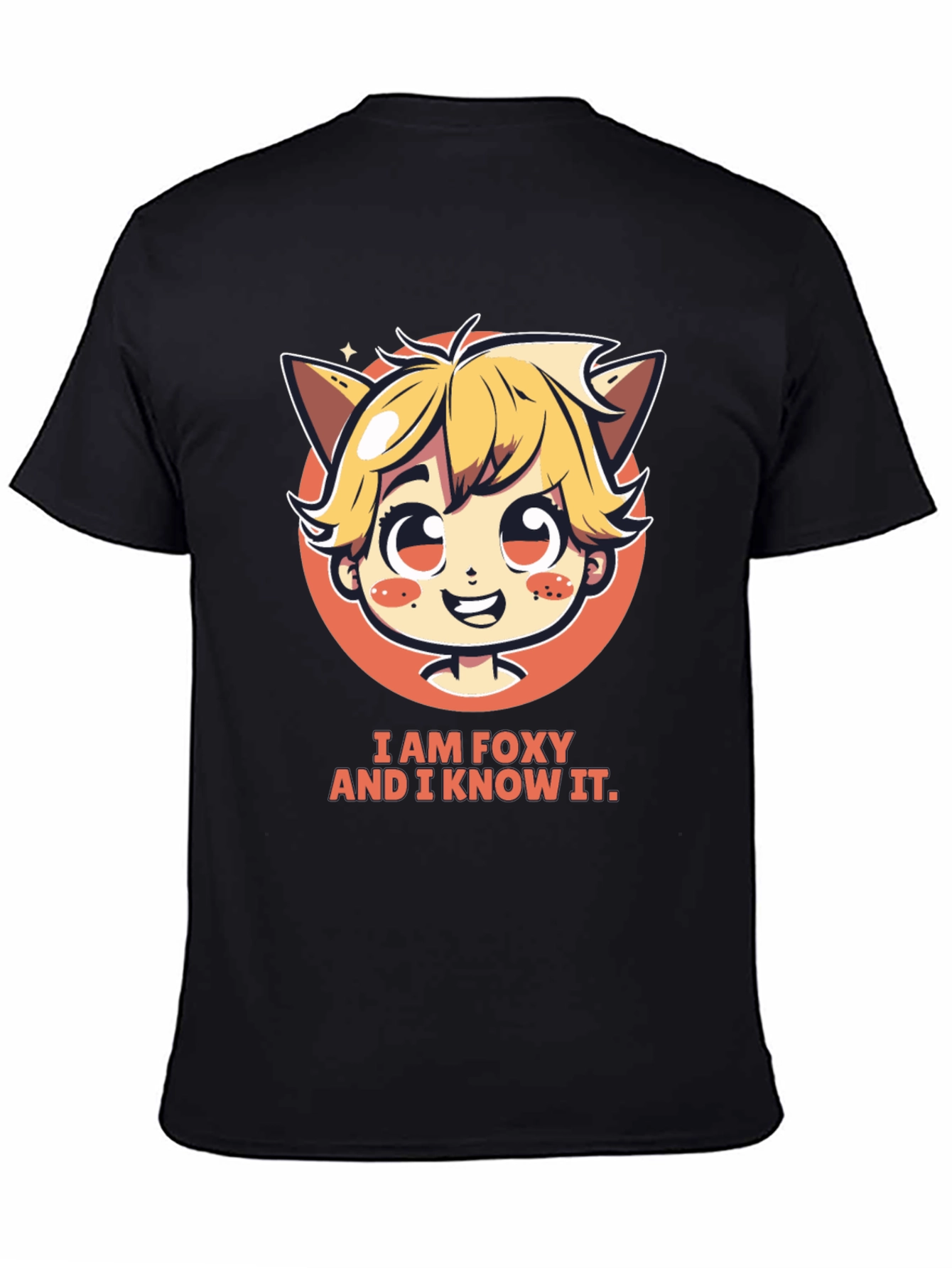 I am Foxy T-Shirt - Unisex Cartoon Graphic Tee