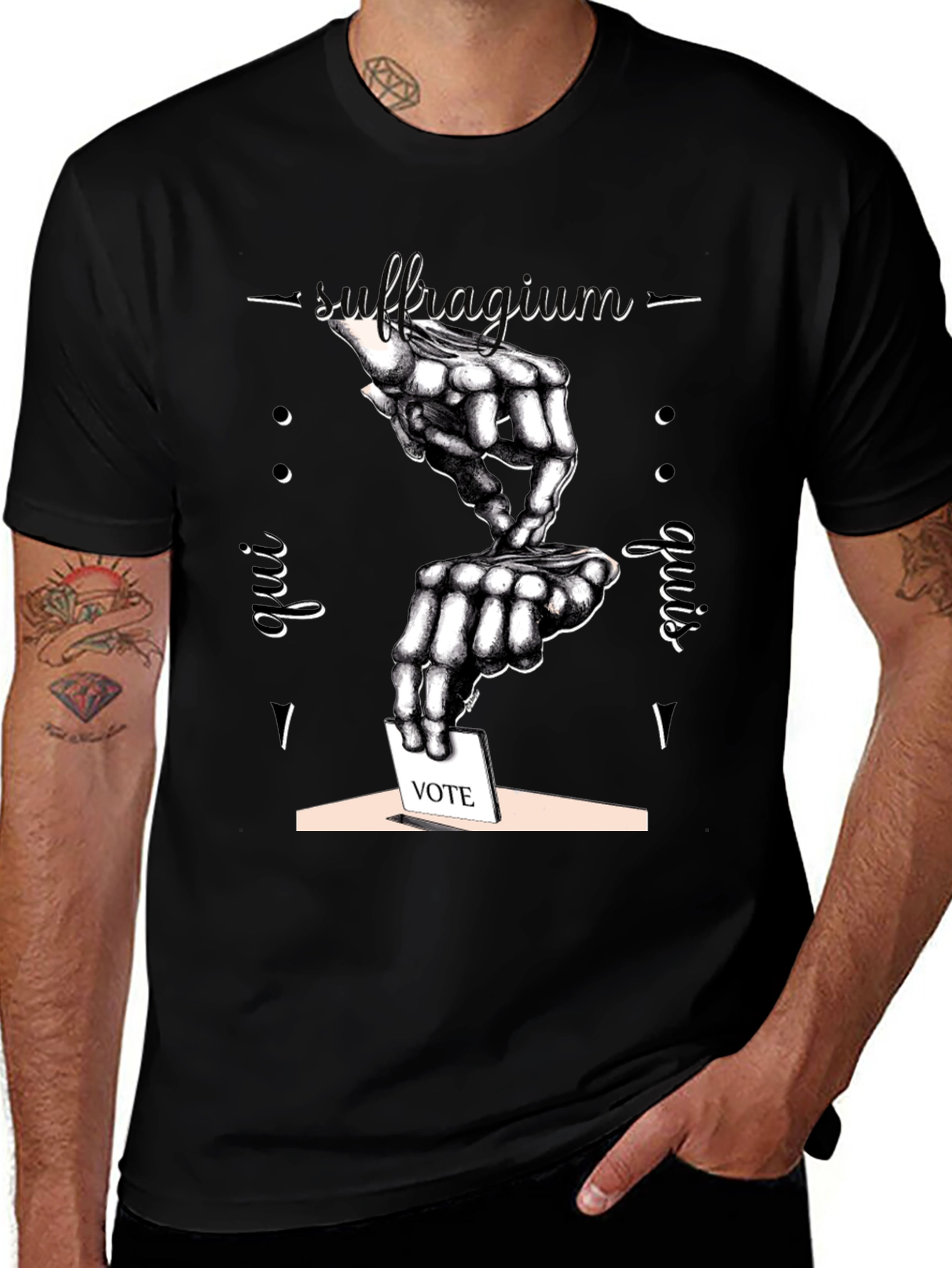 Suffragium Vote T-Shirt - Unique Graphic Tee