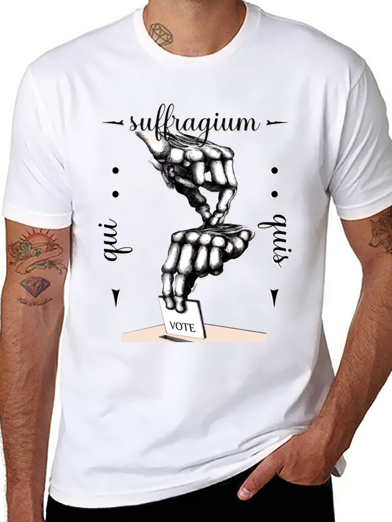 Suffragium Vote T-Shirt - Unique Graphic Tee