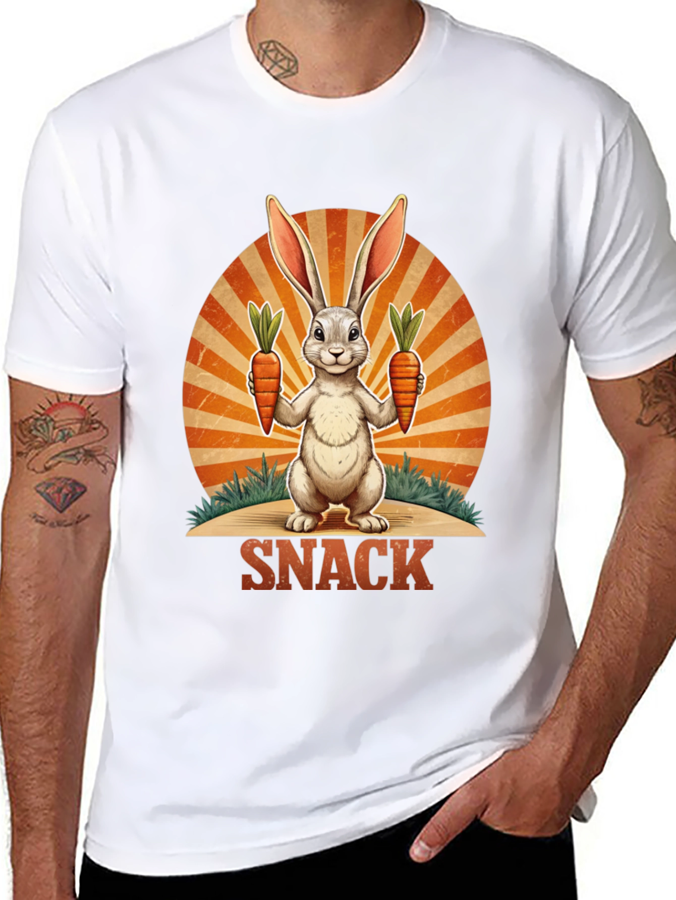 Rabbit Snack Graphic T-Shirt