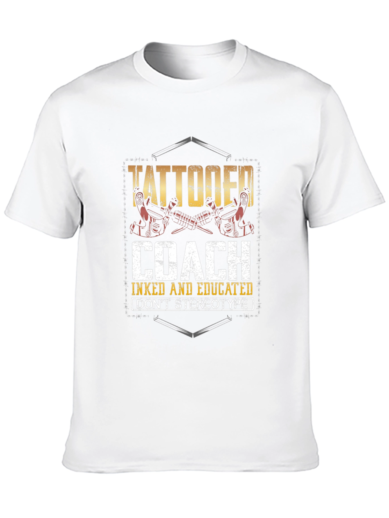 Tattooed Coach Graphic T-Shirt - Inked & Educated