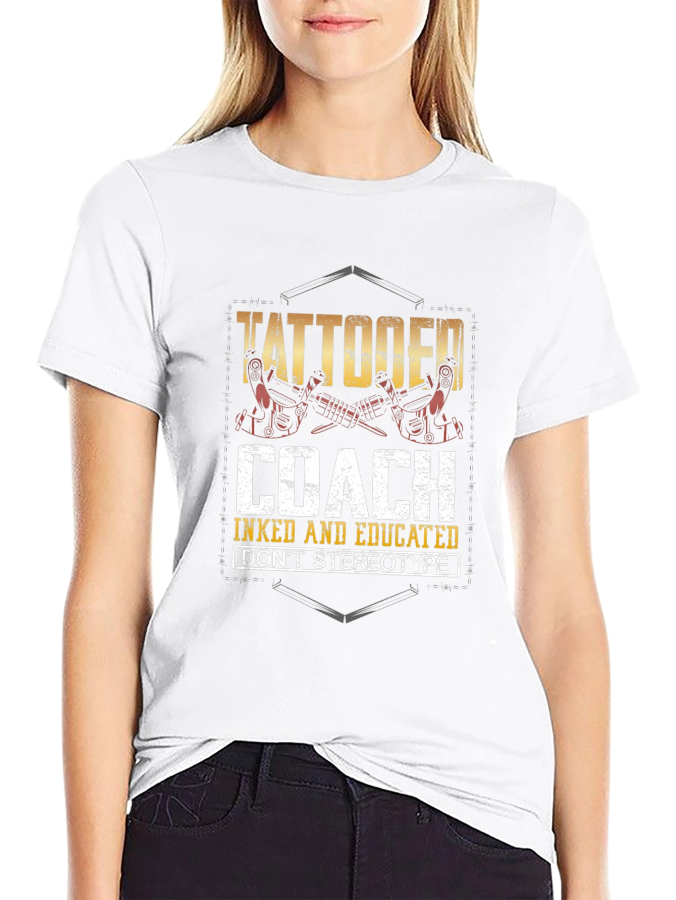 Tattooed Coach Graphic T-Shirt - Inked & Educated