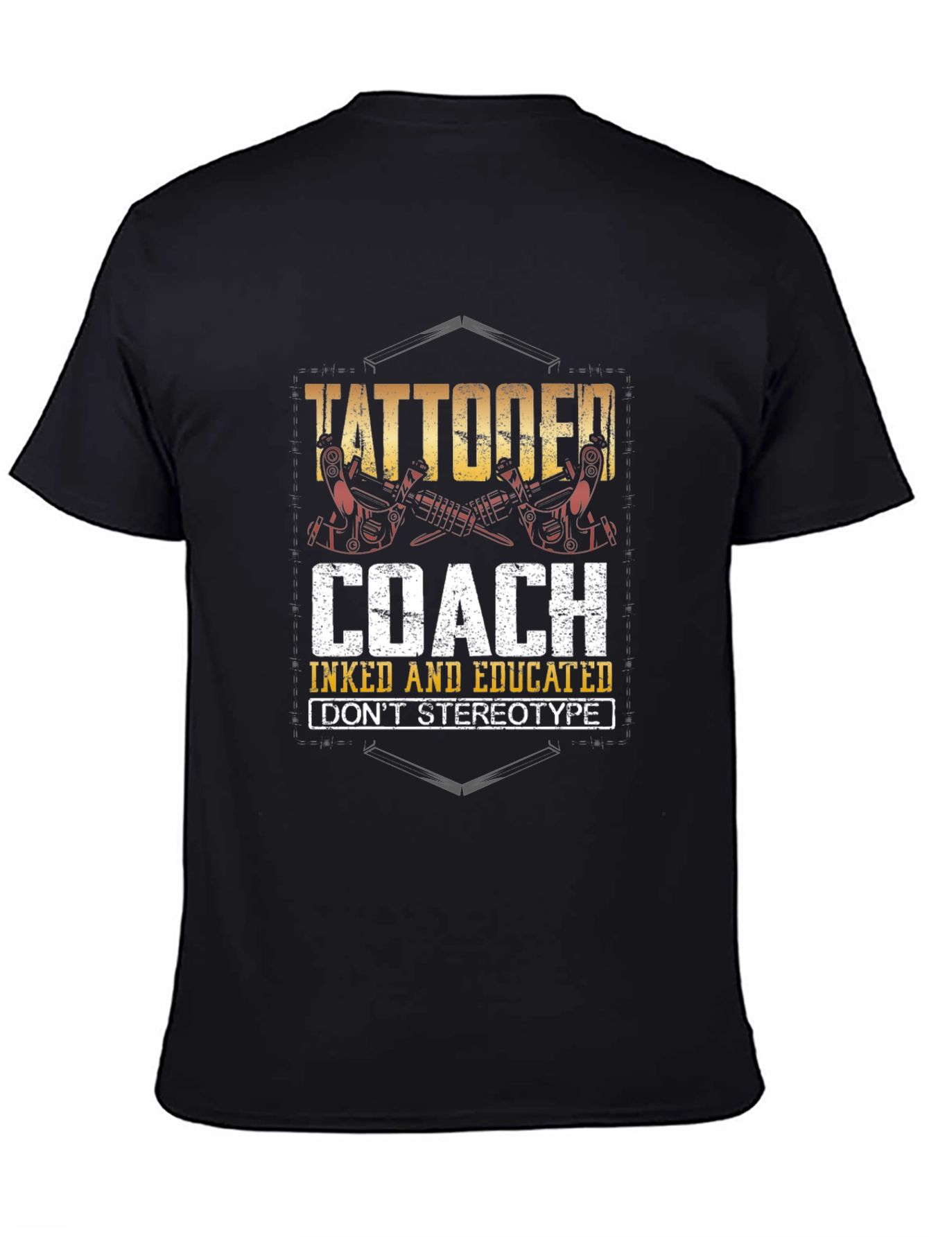 Tattooed Coach Graphic T-Shirt - Inked & Educated