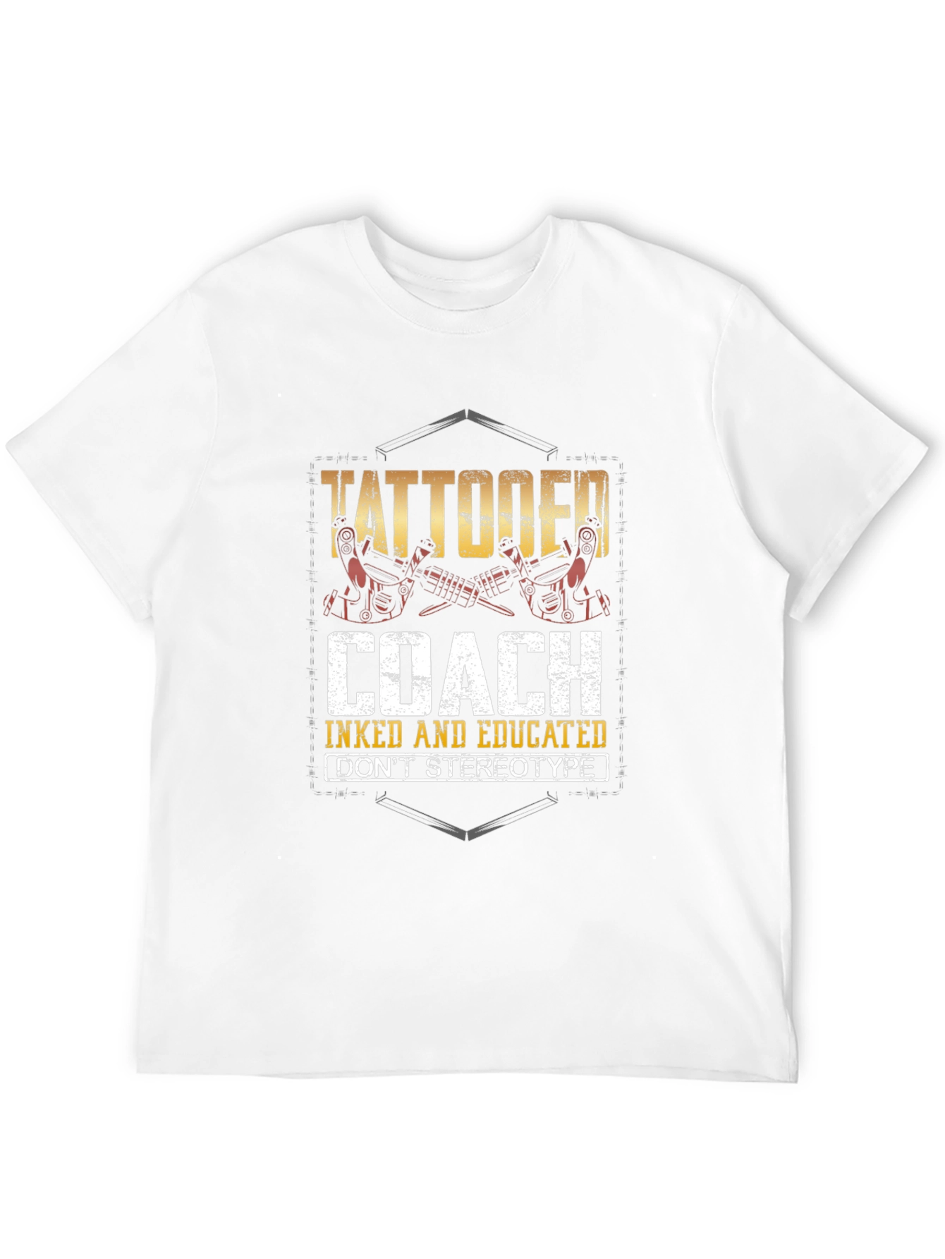 Tattooed Coach Graphic T-Shirt - Inked & Educated