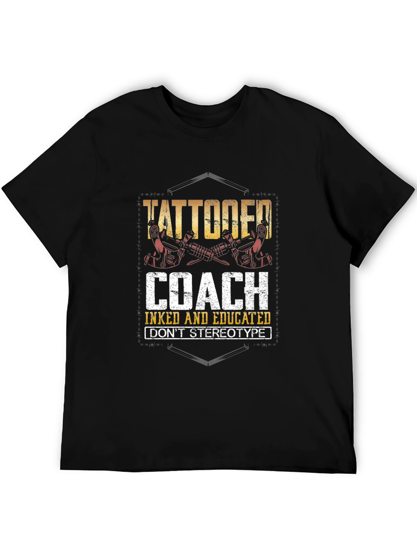Tattooed Coach Graphic T-Shirt - Inked & Educated