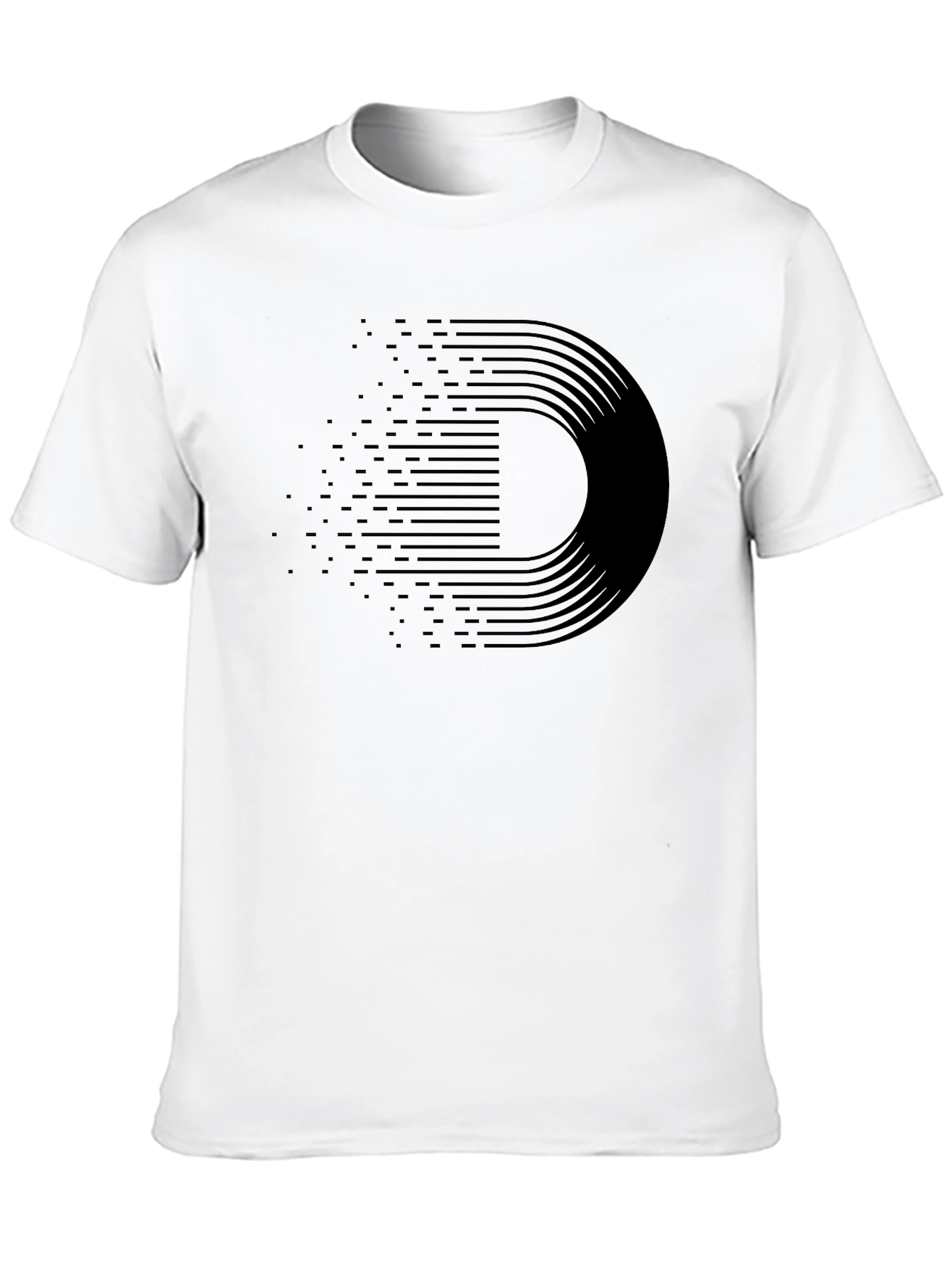 Modern Graphic Black T-Shirt