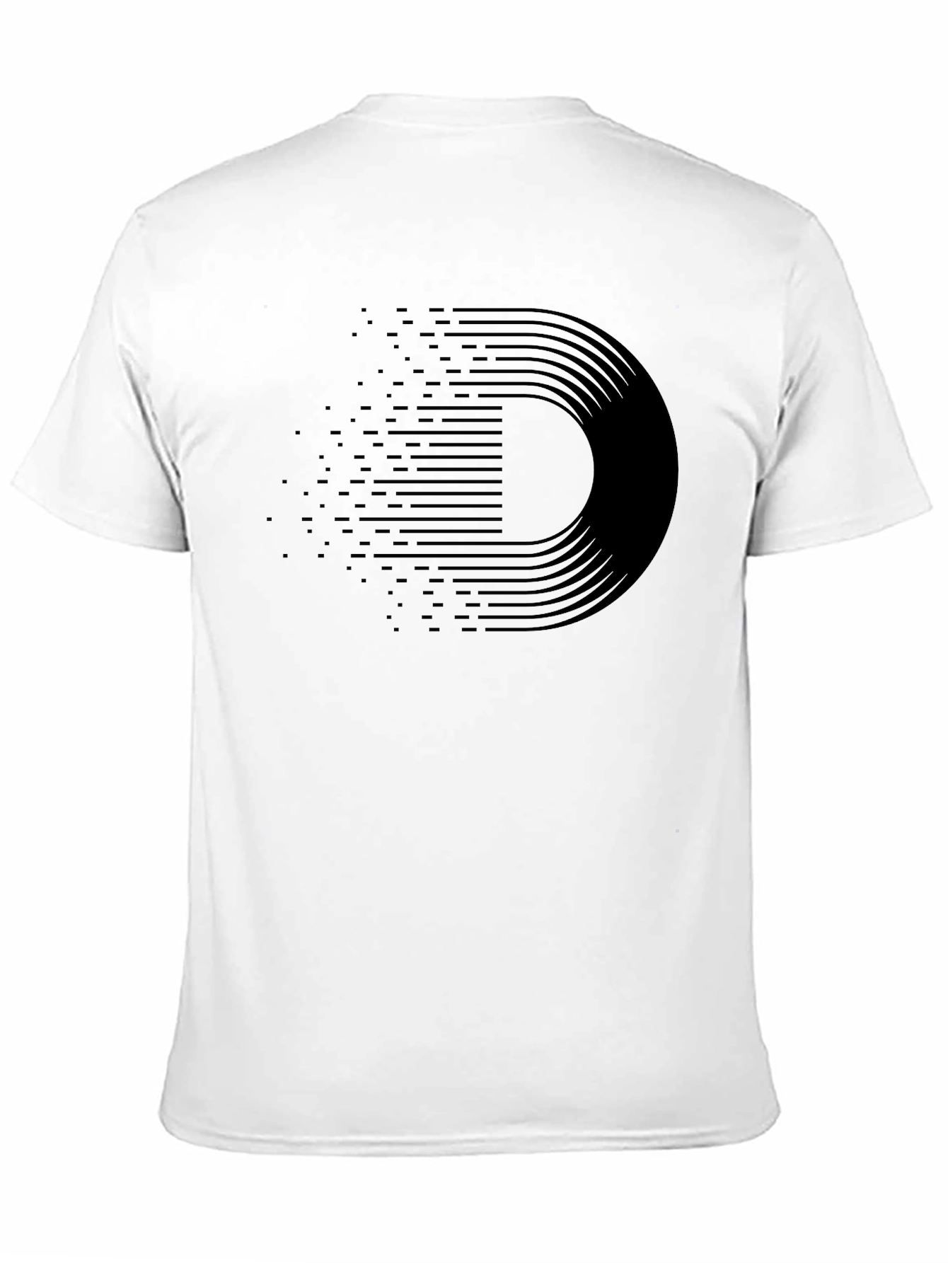 Modern Graphic Black T-Shirt