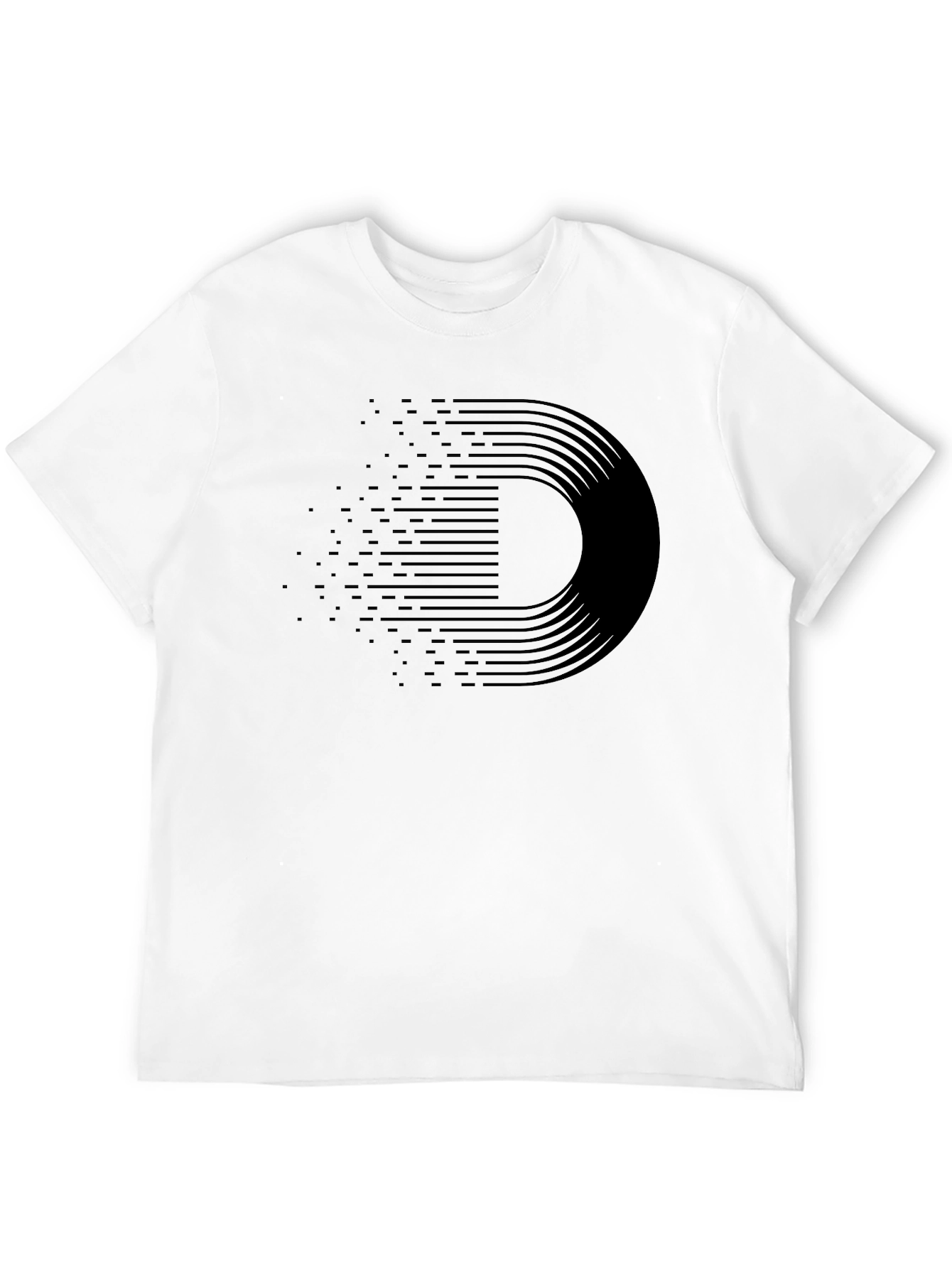 Modern Graphic Black T-Shirt