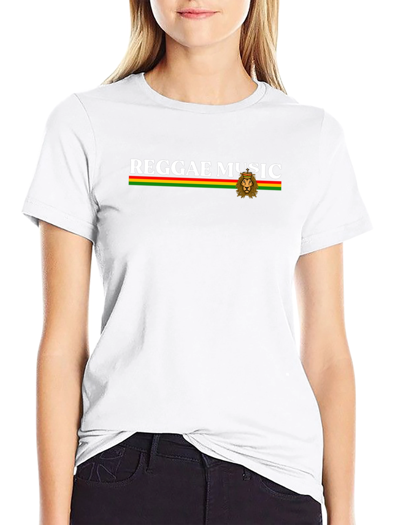 Reggae Music T-Shirt - Lion Graphic