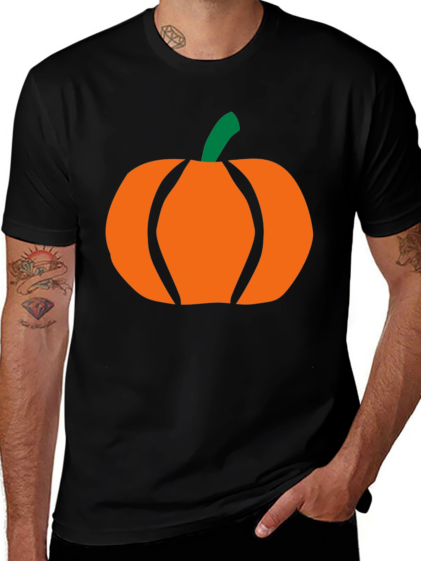 Pumpkin Graphic Tee - Halloween Shirt