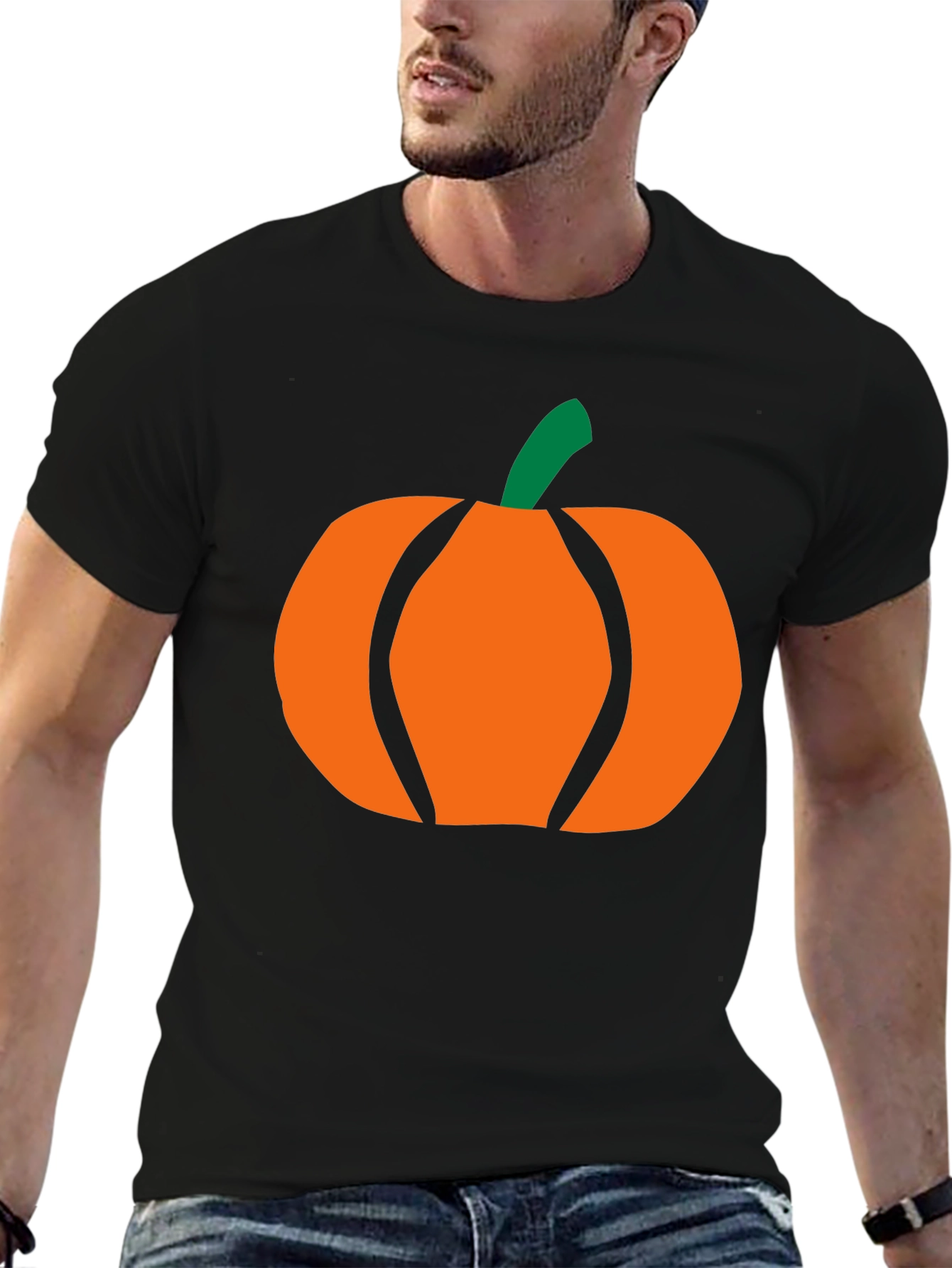 Pumpkin Graphic Tee - Halloween Shirt