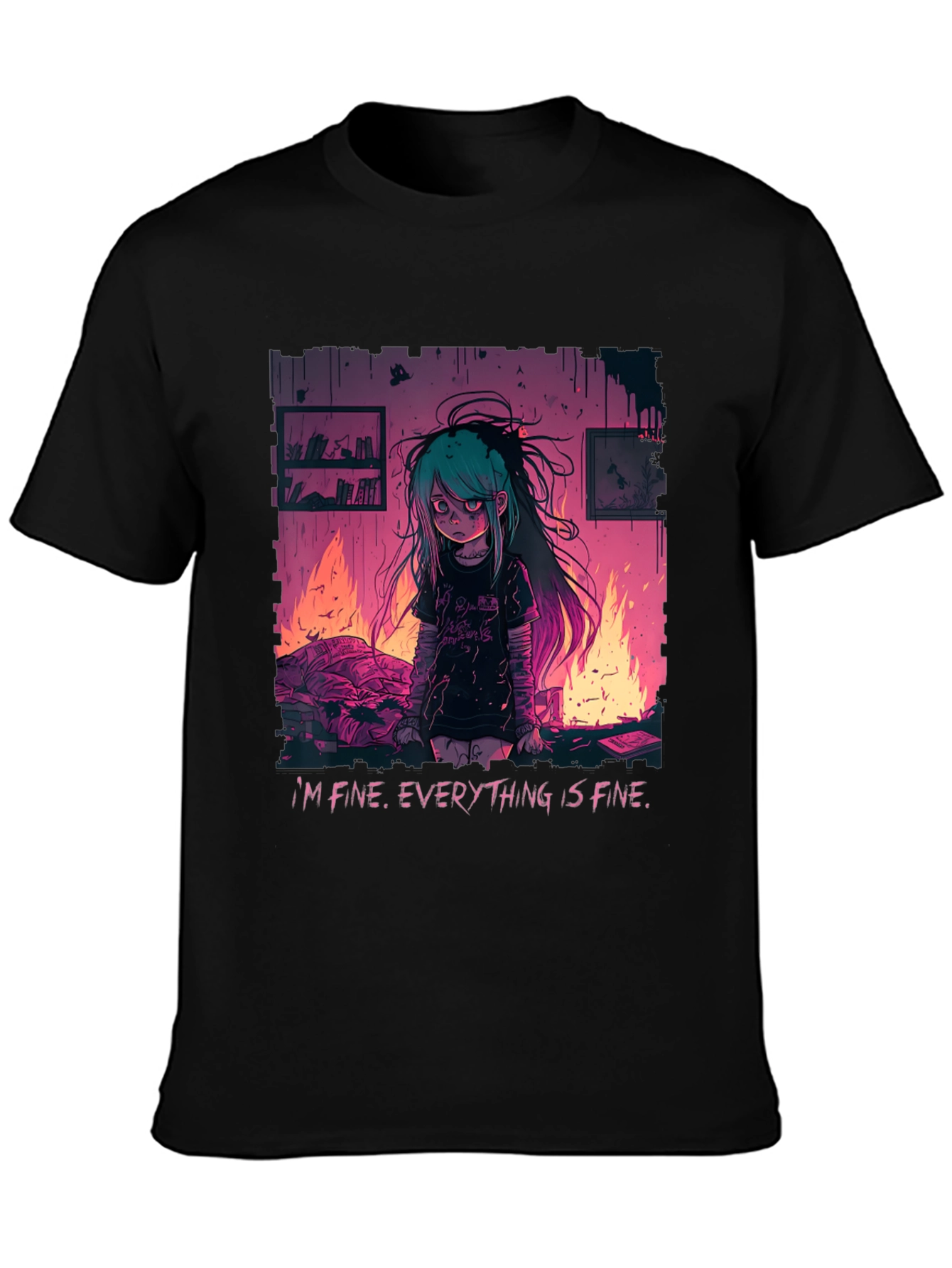 Everything Is Fine Graphic Tee