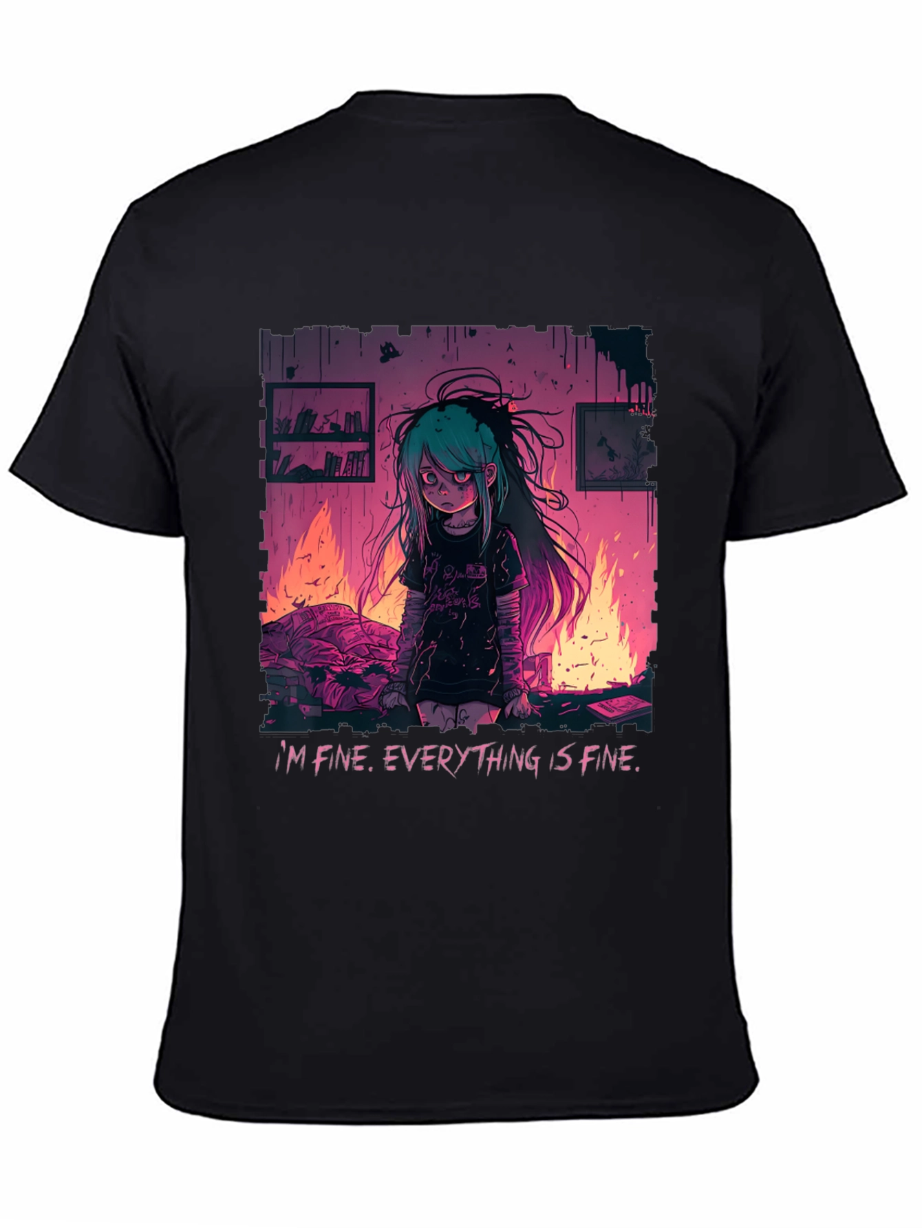 Everything Is Fine Graphic Tee