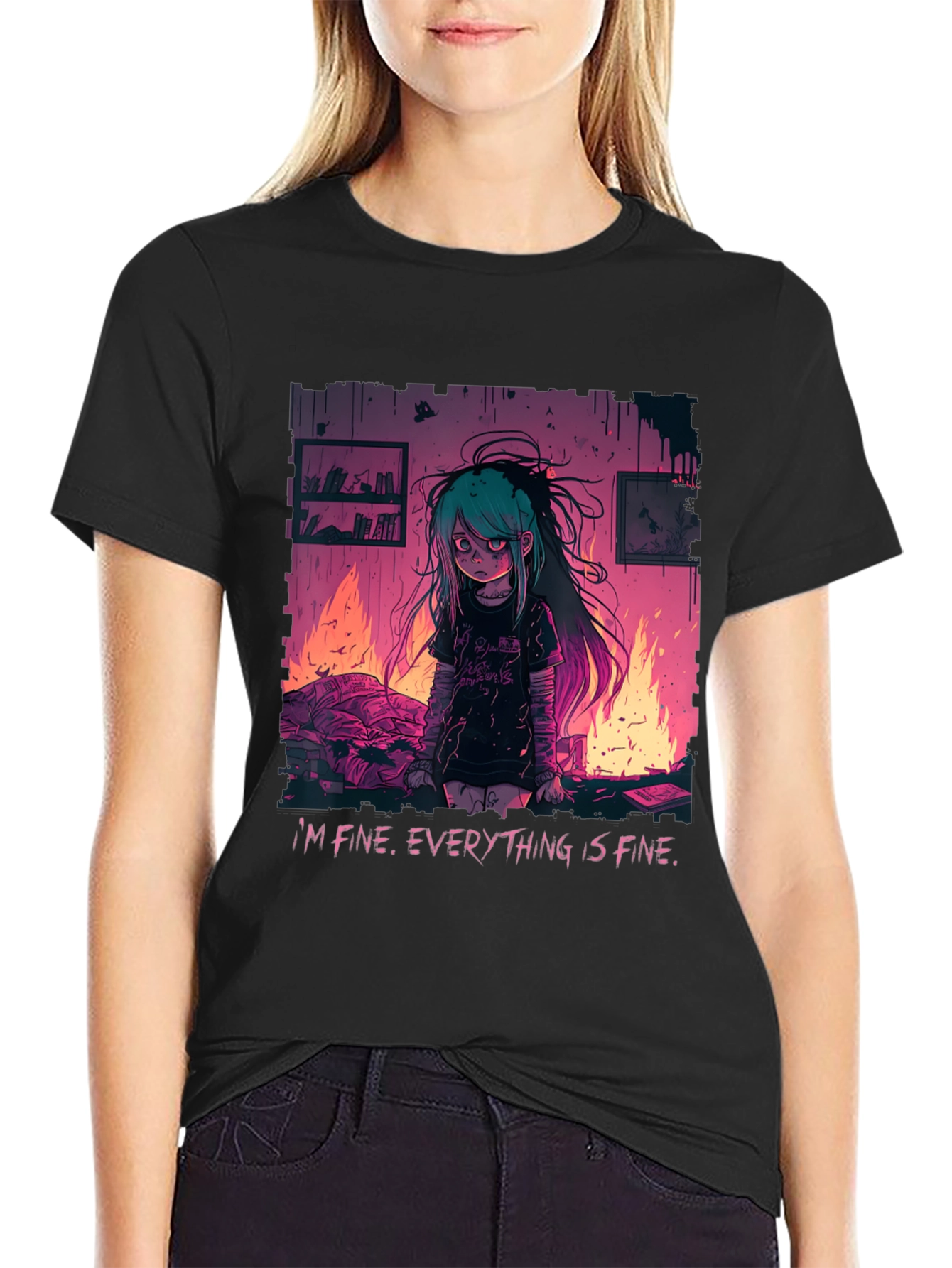 Everything Is Fine Graphic Tee