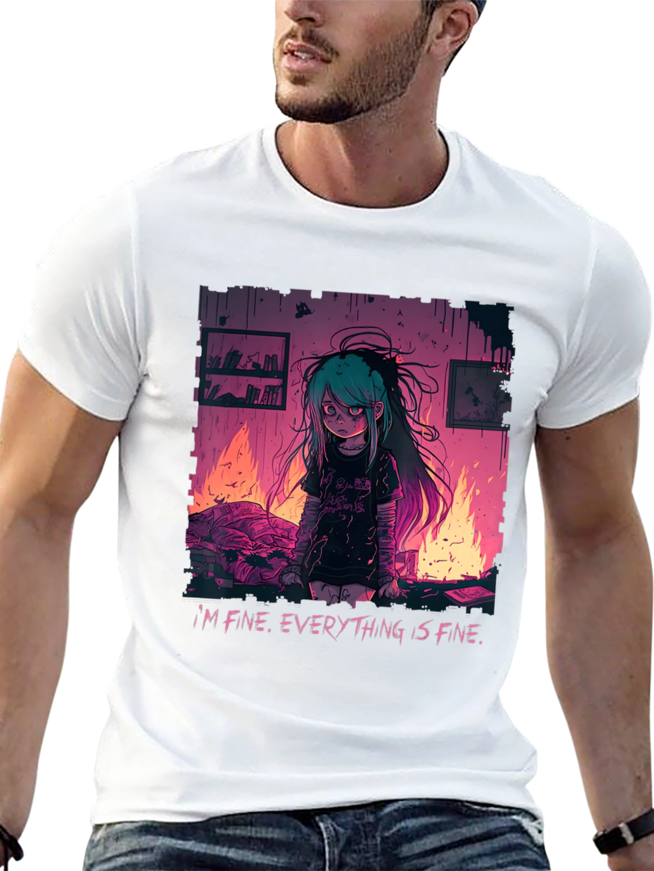 Everything Is Fine Graphic Tee