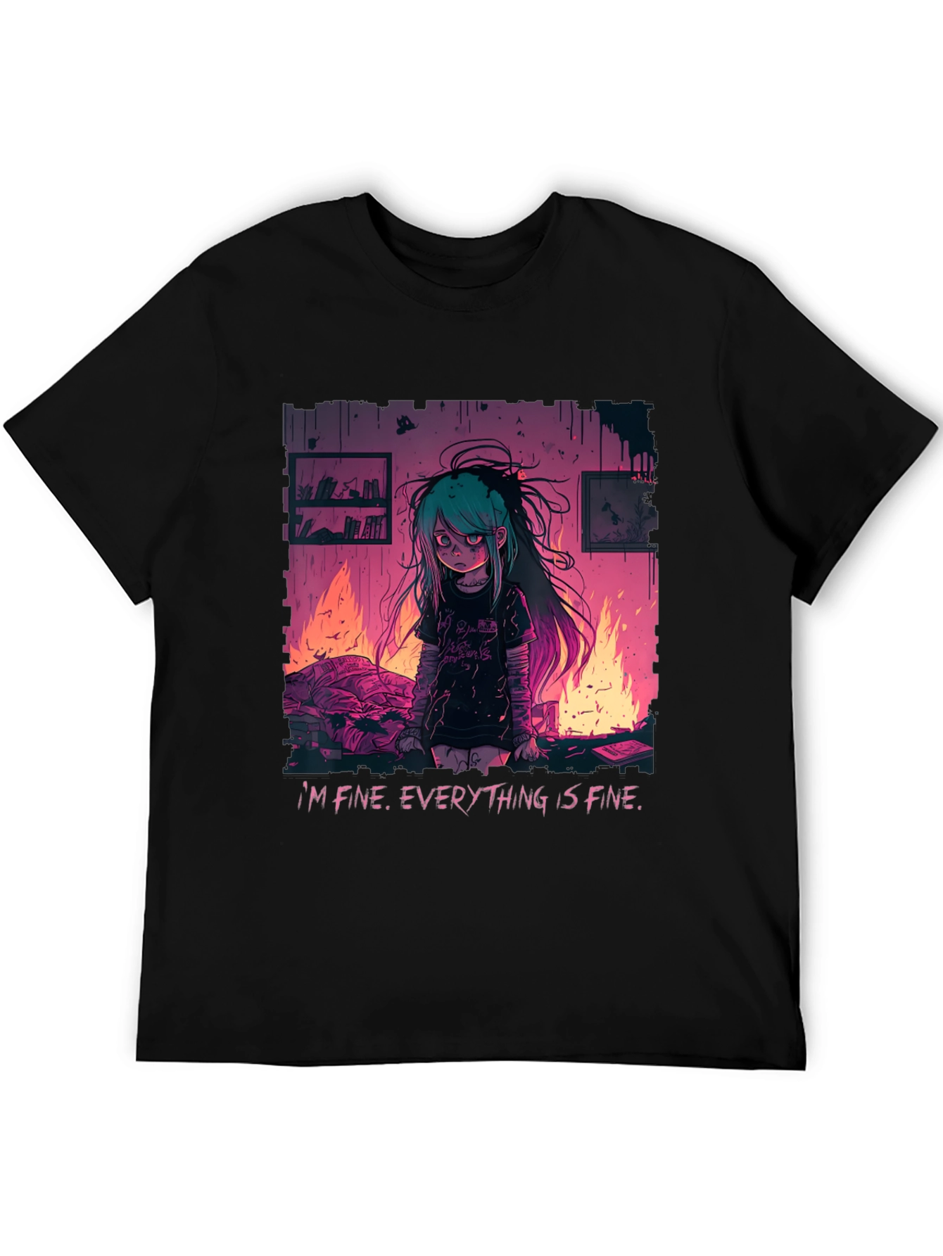 Everything Is Fine Graphic Tee