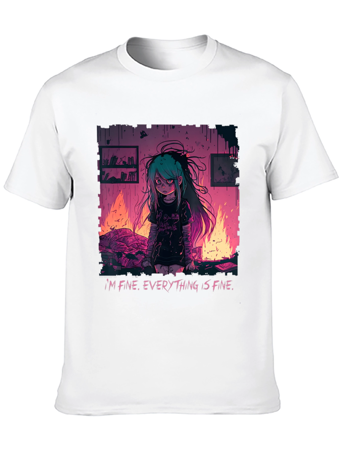 Everything Is Fine Graphic Tee