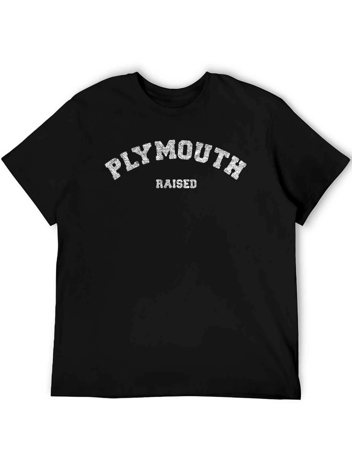 Plymouth Raised Graphic Tee - Distressed Print