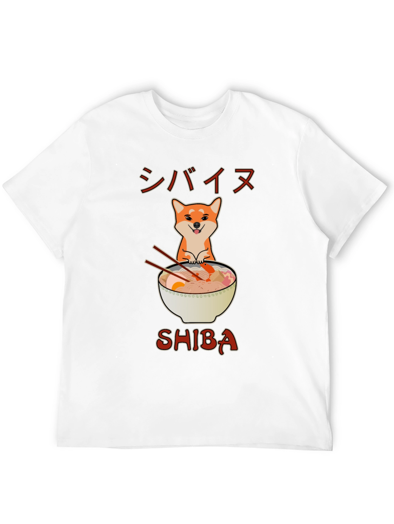 Shiba Ramen T-Shirt - Cute Anime Style