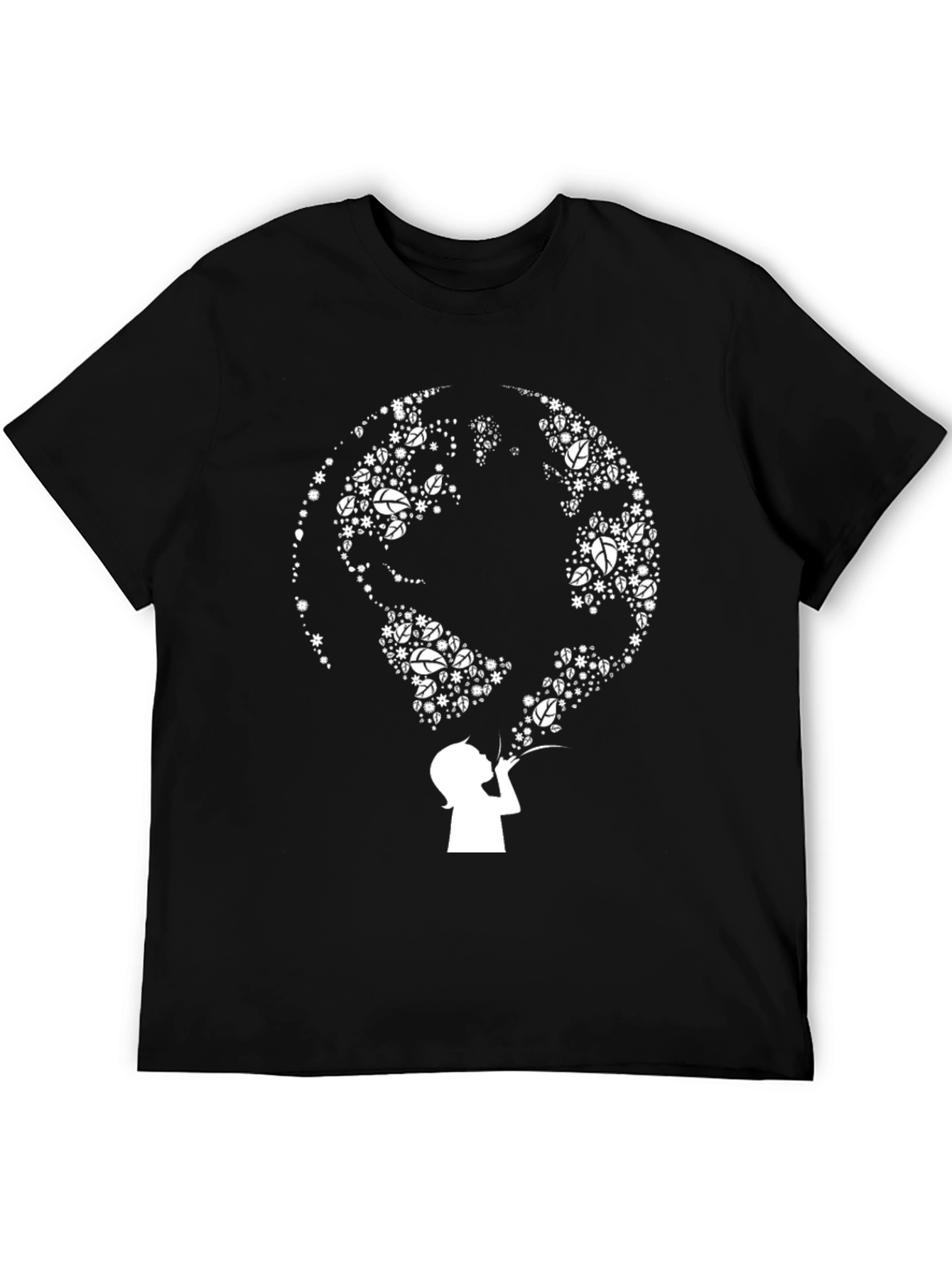 Eco Globe Graphic Tee - Unisex Black T-Shirt