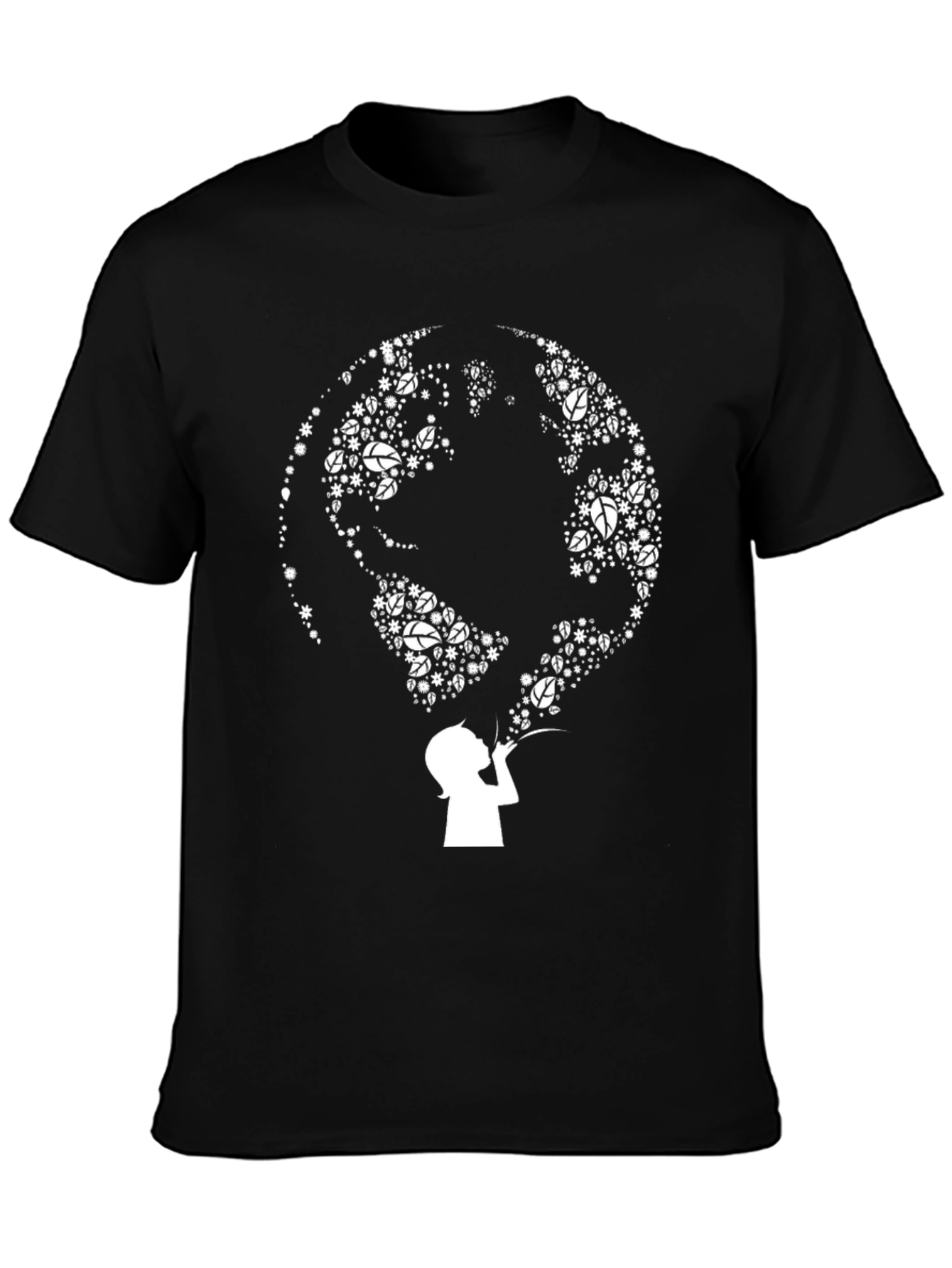 Eco Globe Graphic Tee - Unisex Black T-Shirt