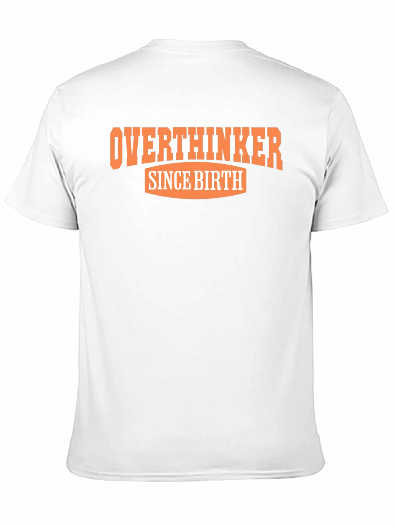 Overthinker Since Birth Graphic Tee - Black